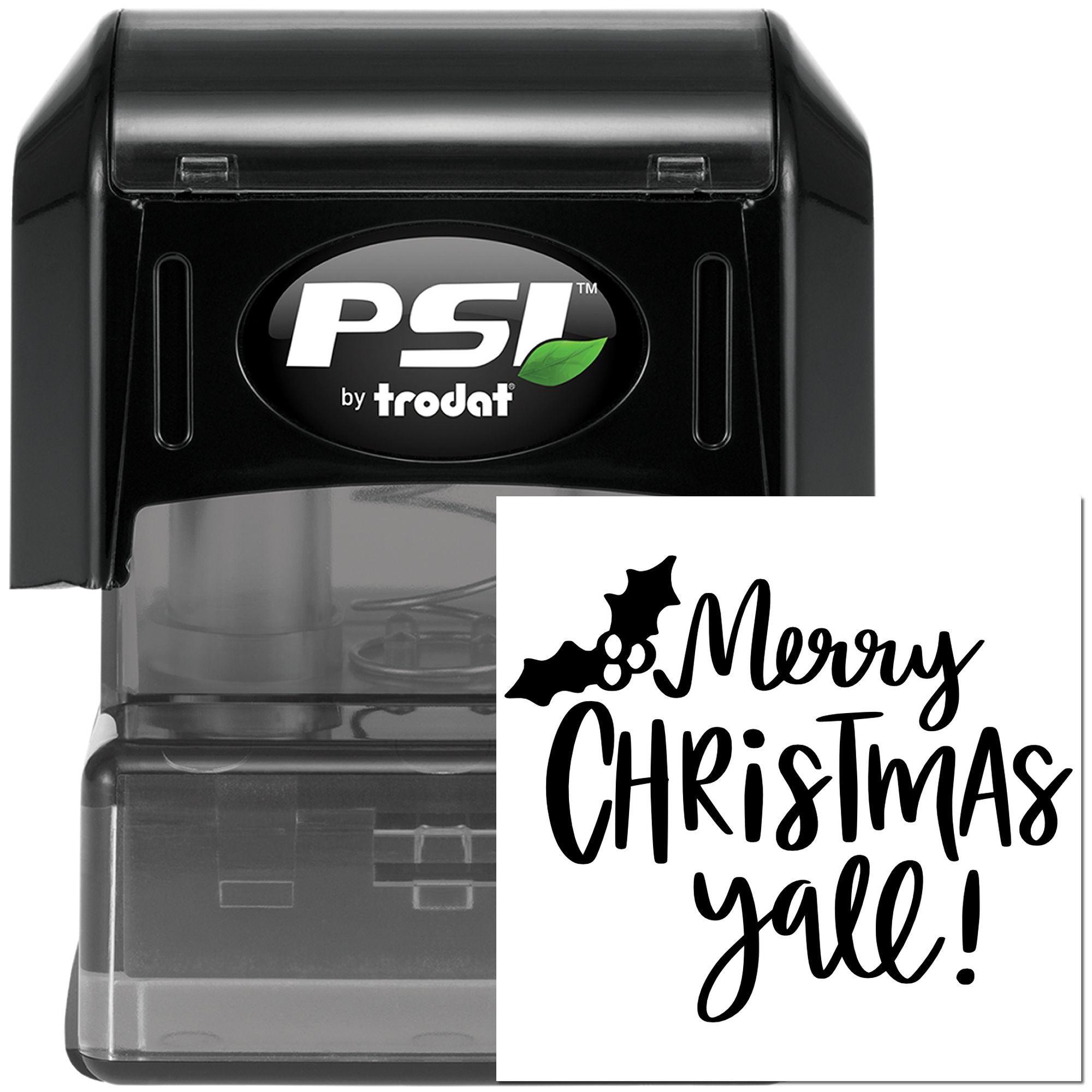 Pre-Inked Merry Christmas Y'all Card Making Stamp