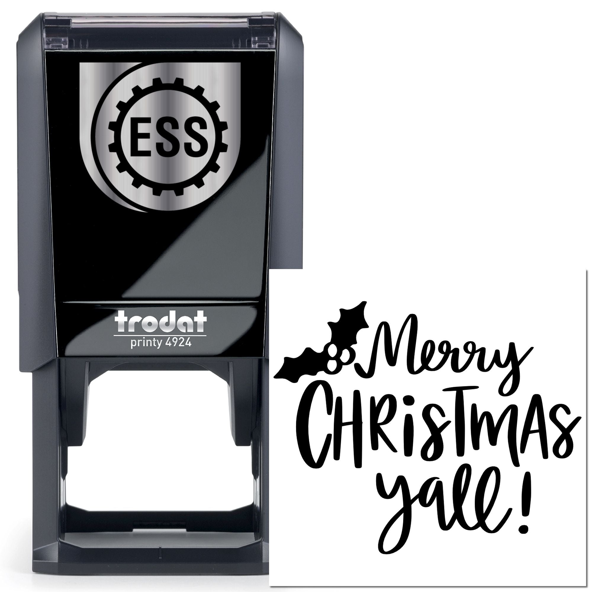 Self-Inking Merry Christmas Handcraft Stamp
