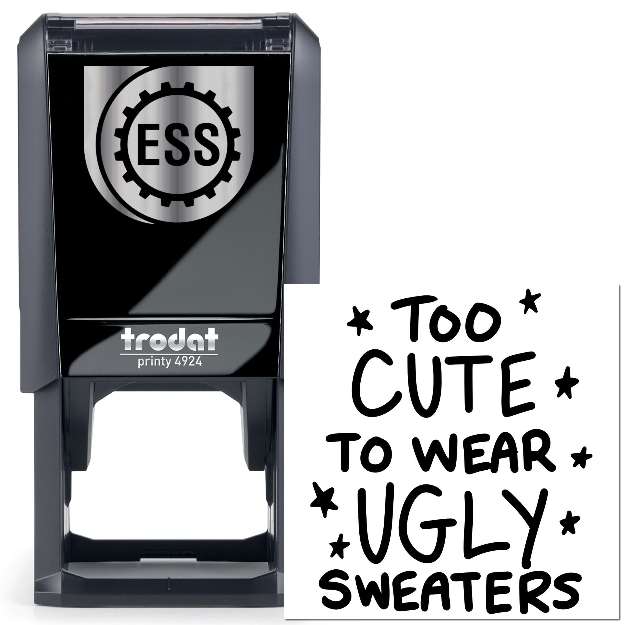 Self-Inking Too Cute Crafting Stamp