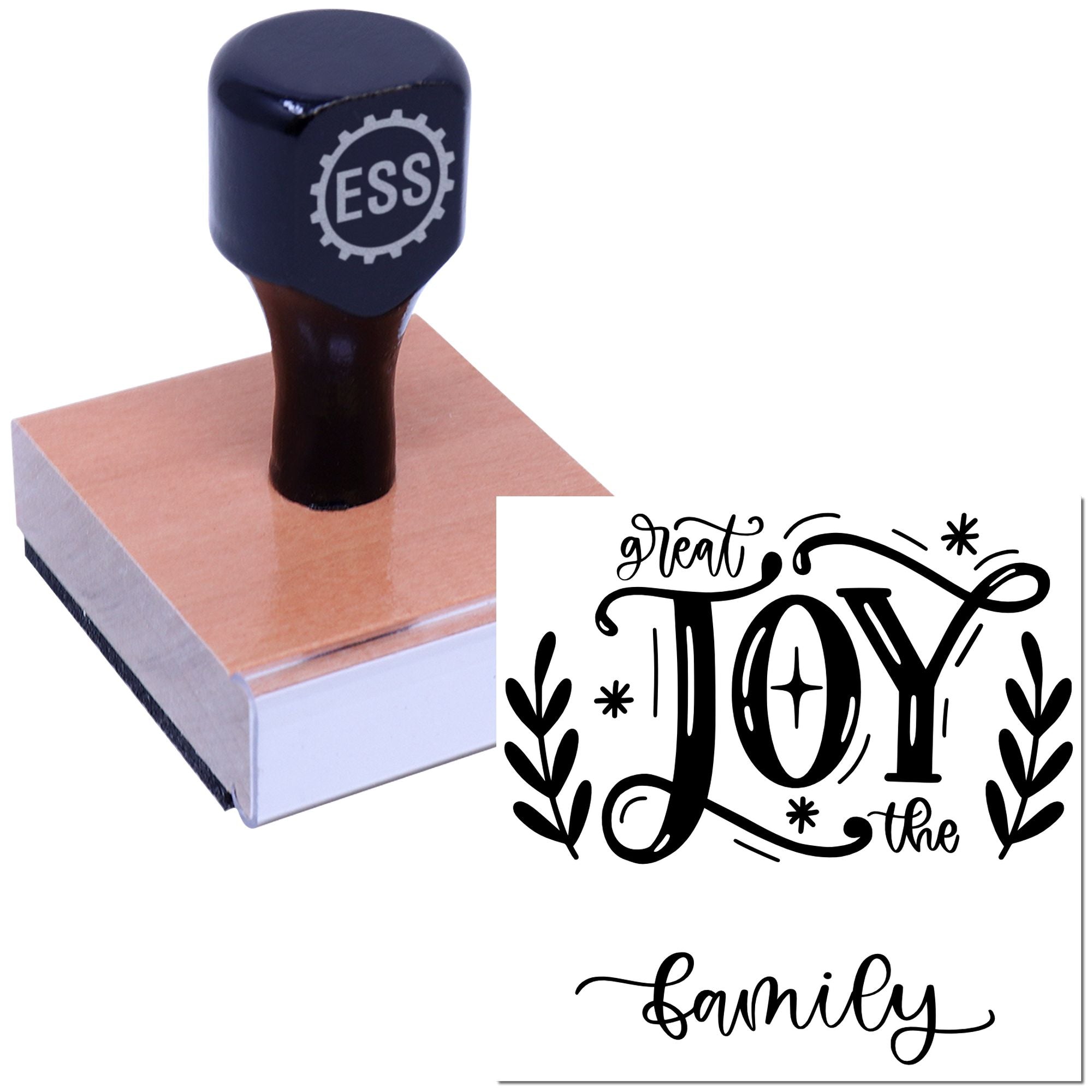 Great Family Joy Craft Rubber Stamp