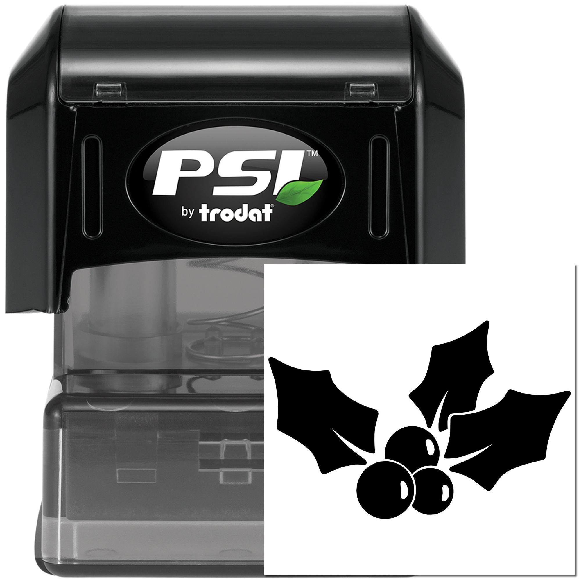 Pre-Inked Holly Berry Silhouette Craft Stamp