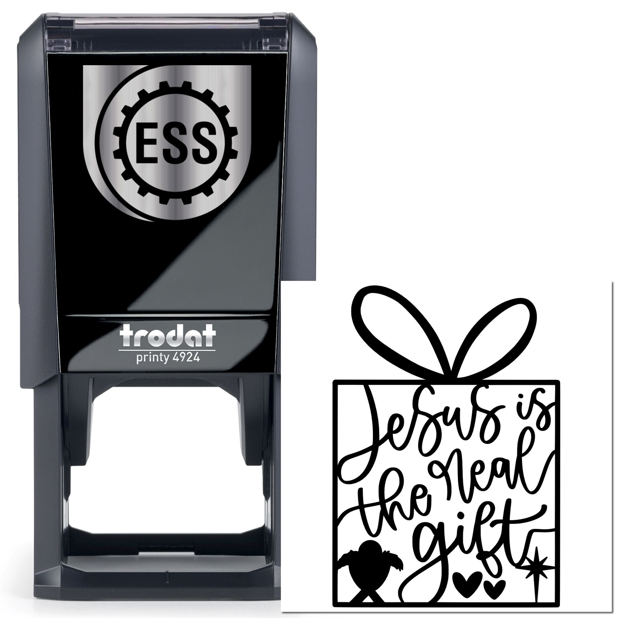 Self-Inking Jesus Gift Card Making Stamp