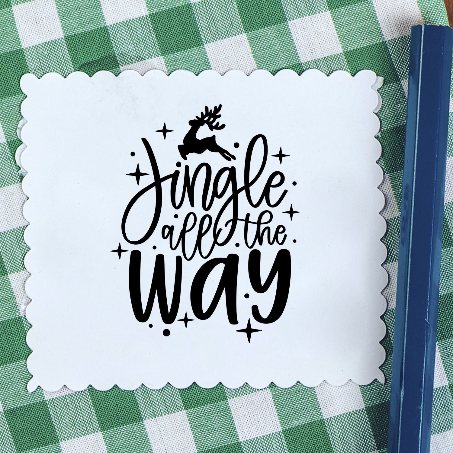 Self-Inking Holiday Cheer Paper Craft Stamp