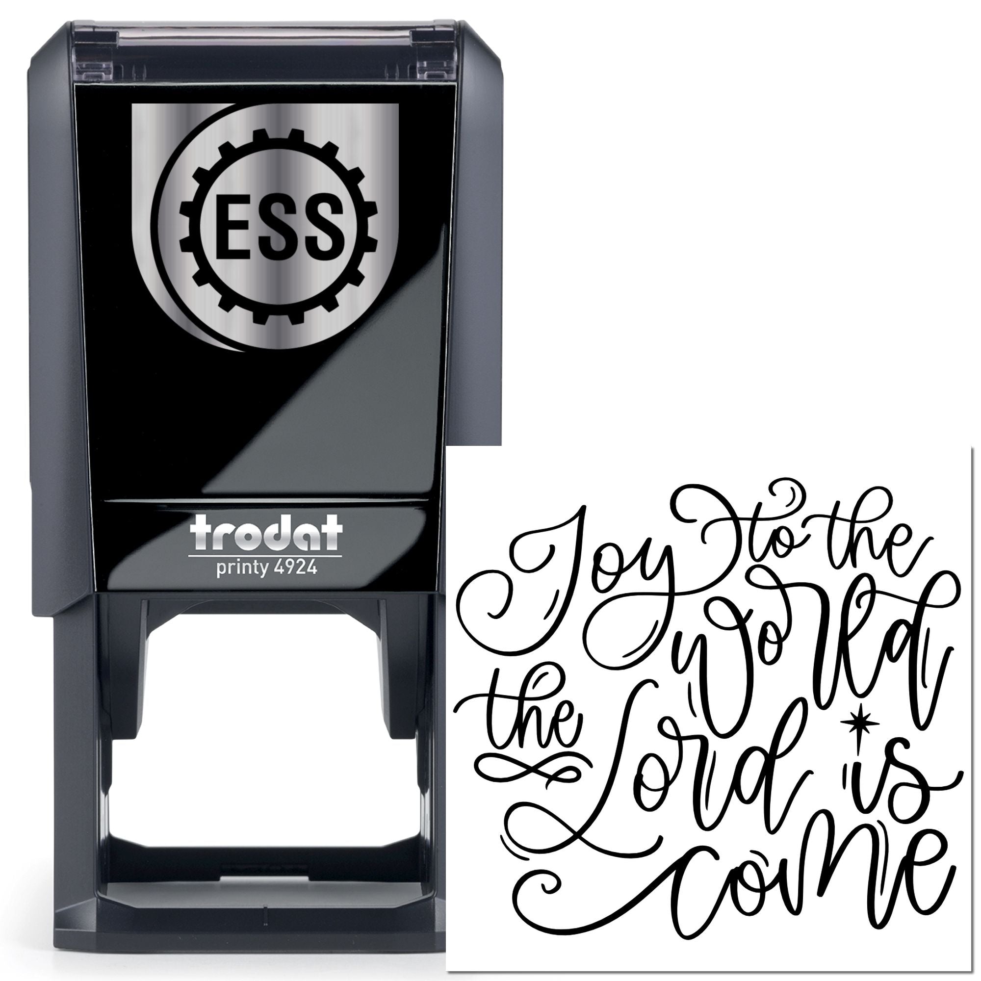 Self-Inking Christmas Joy Paper Goods Stamp