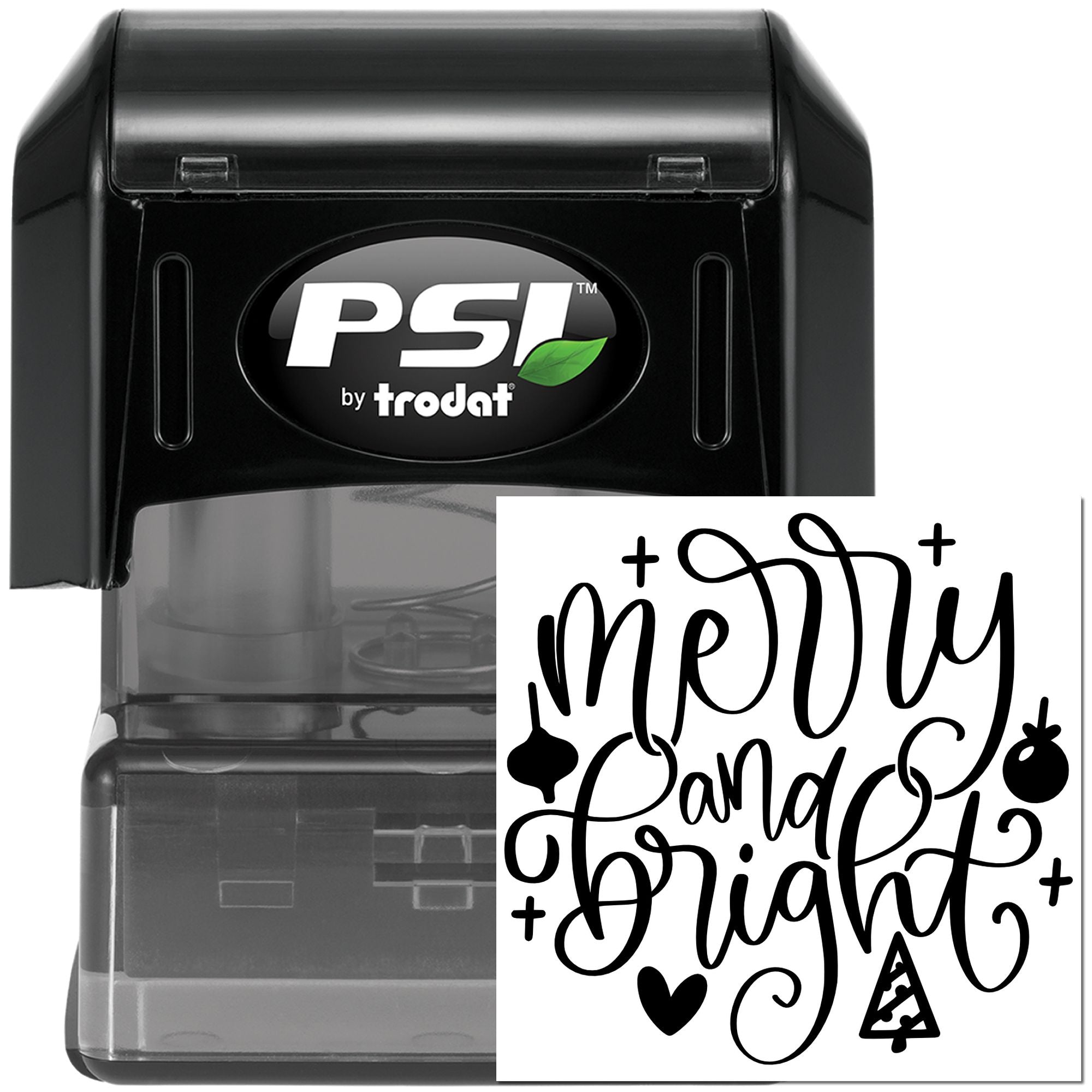 Pre-Inked Nerdy And Bright Mini Card Stamp