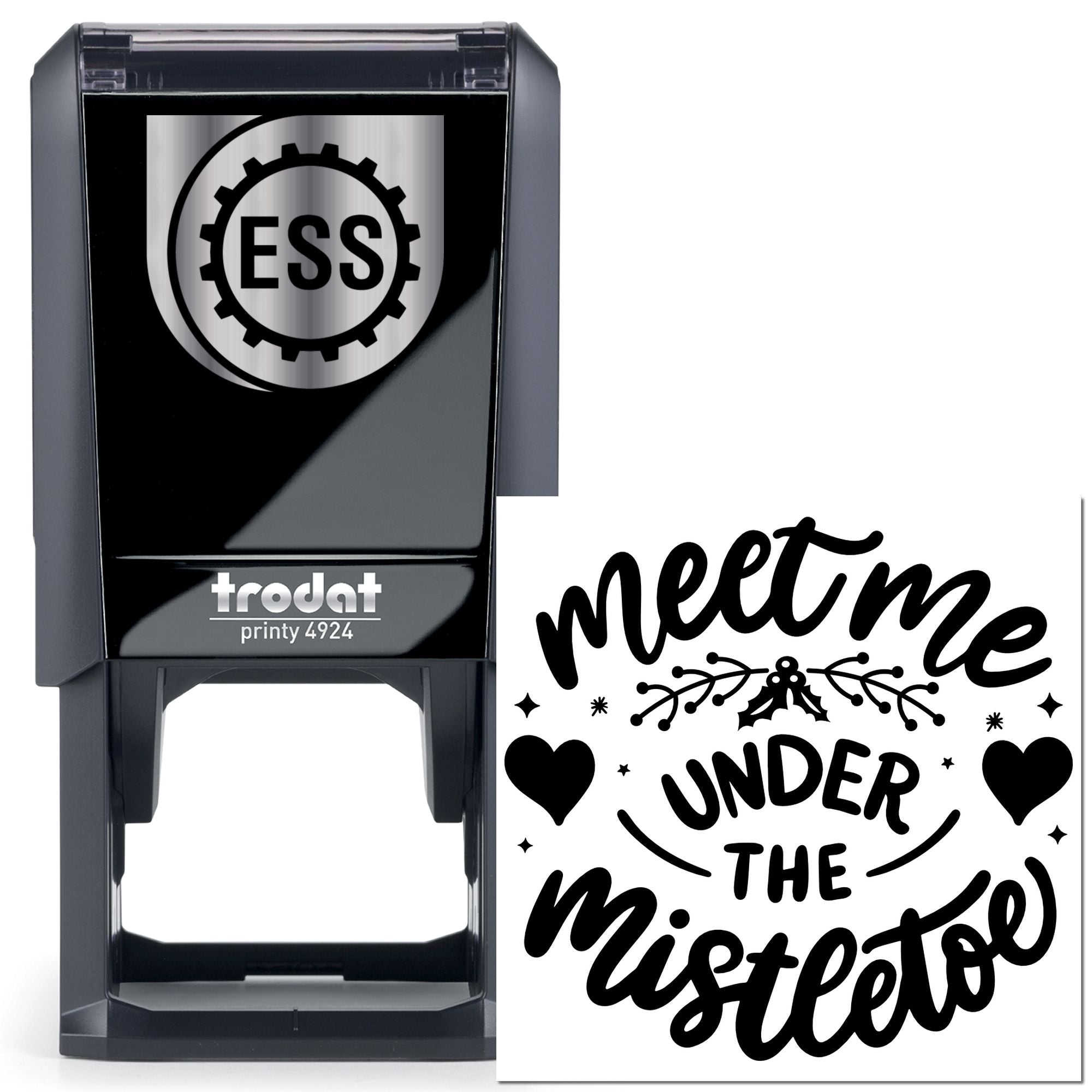 Self-Inking Mistletoe Moment Place Card Stamp