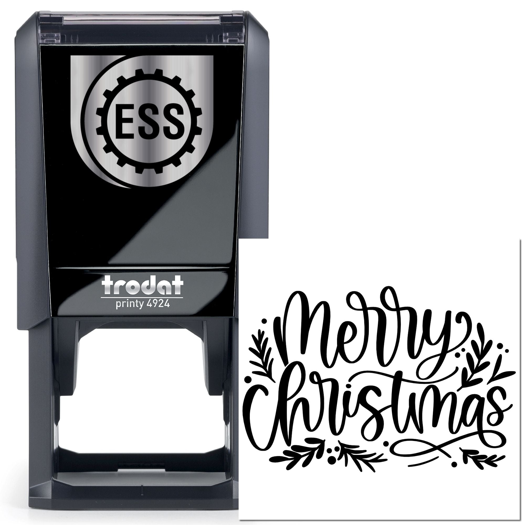 Self-Inking Merry Christmas Party Favor Stamp