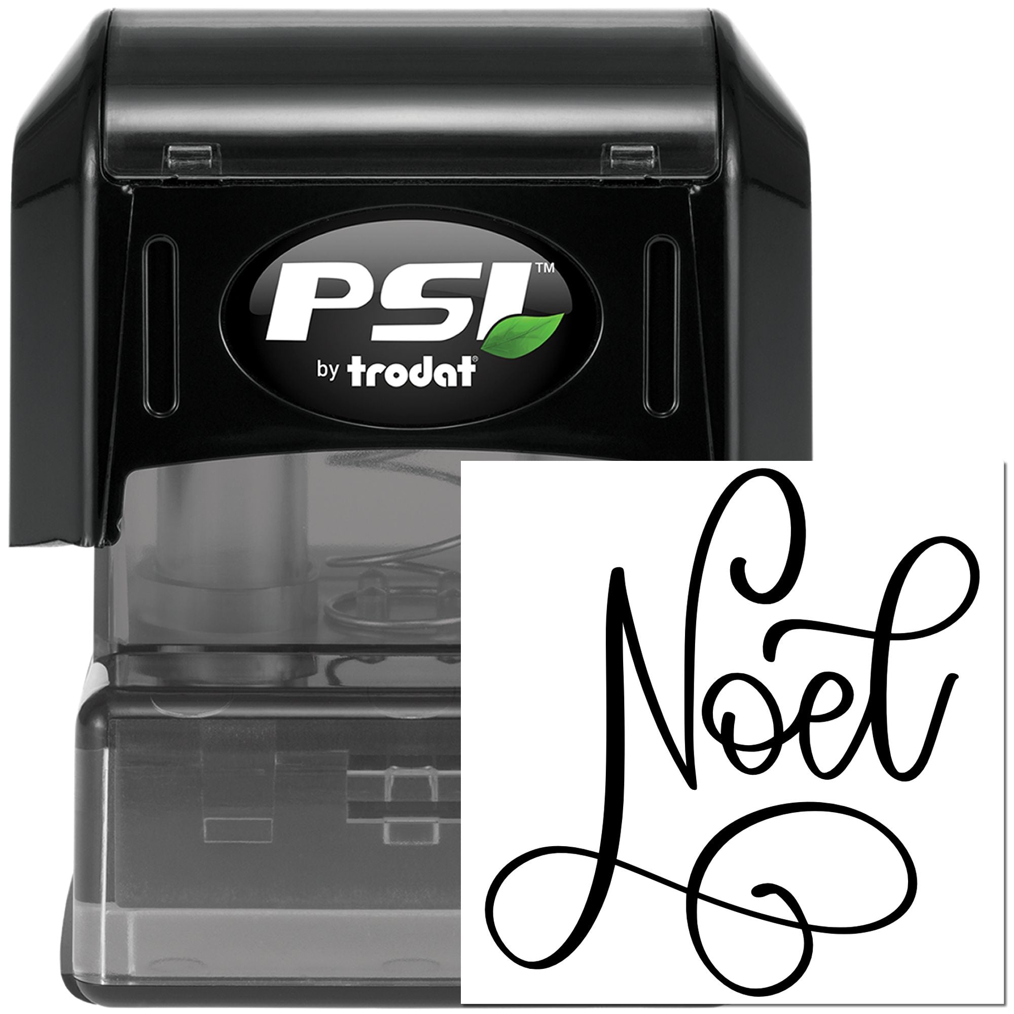 Pre-Inked Noel Calligraphy Art Crafting Stamp