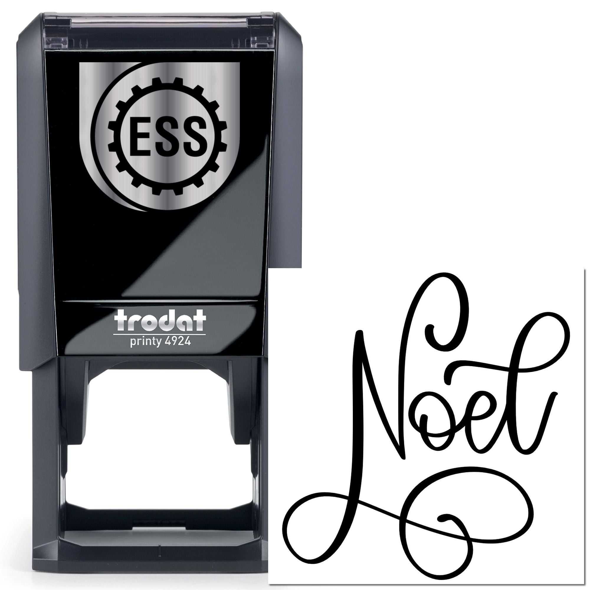 Self-Inking Elegant Noel Card Making Stamp