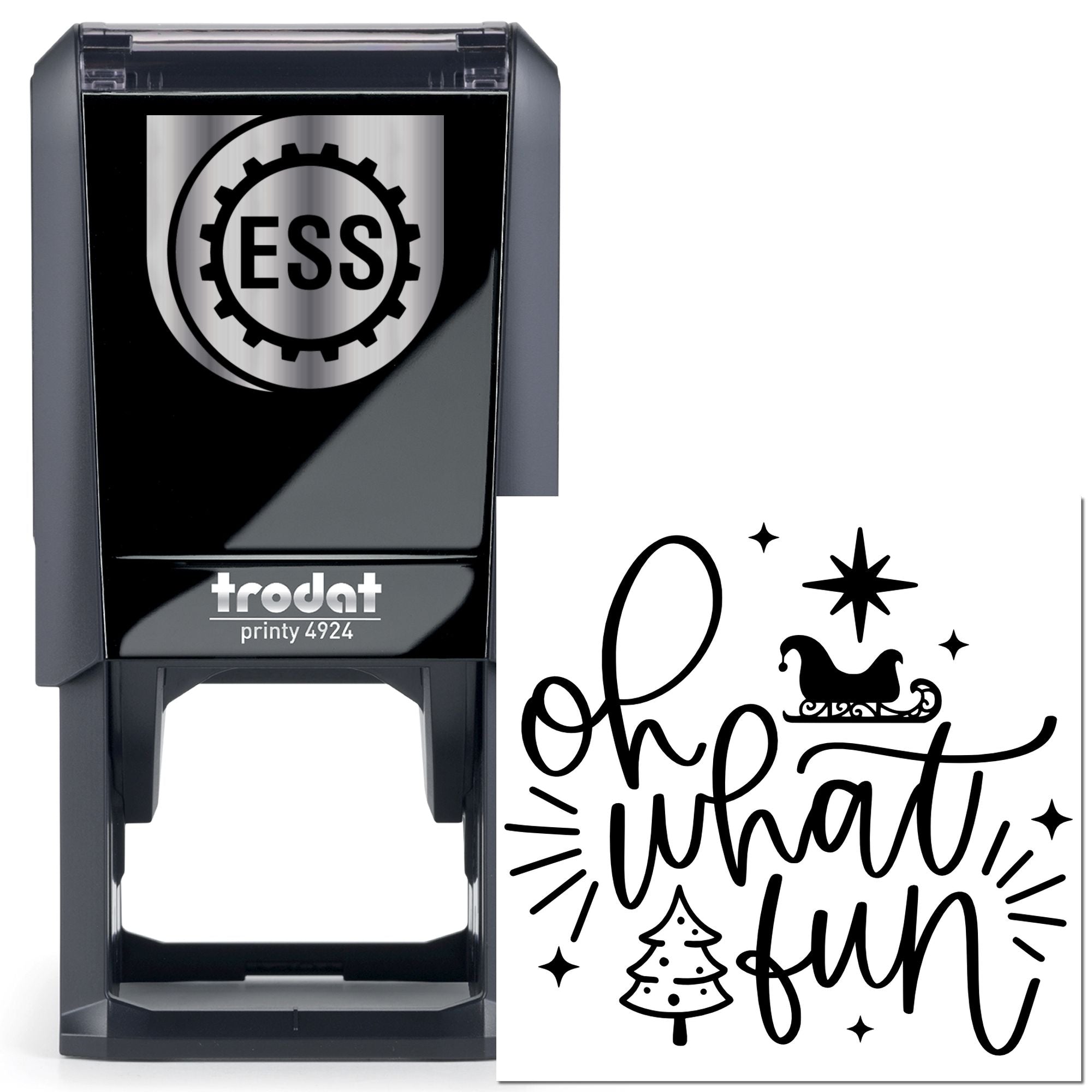 Self-Inking Holiday Fun Papercraft Stamp