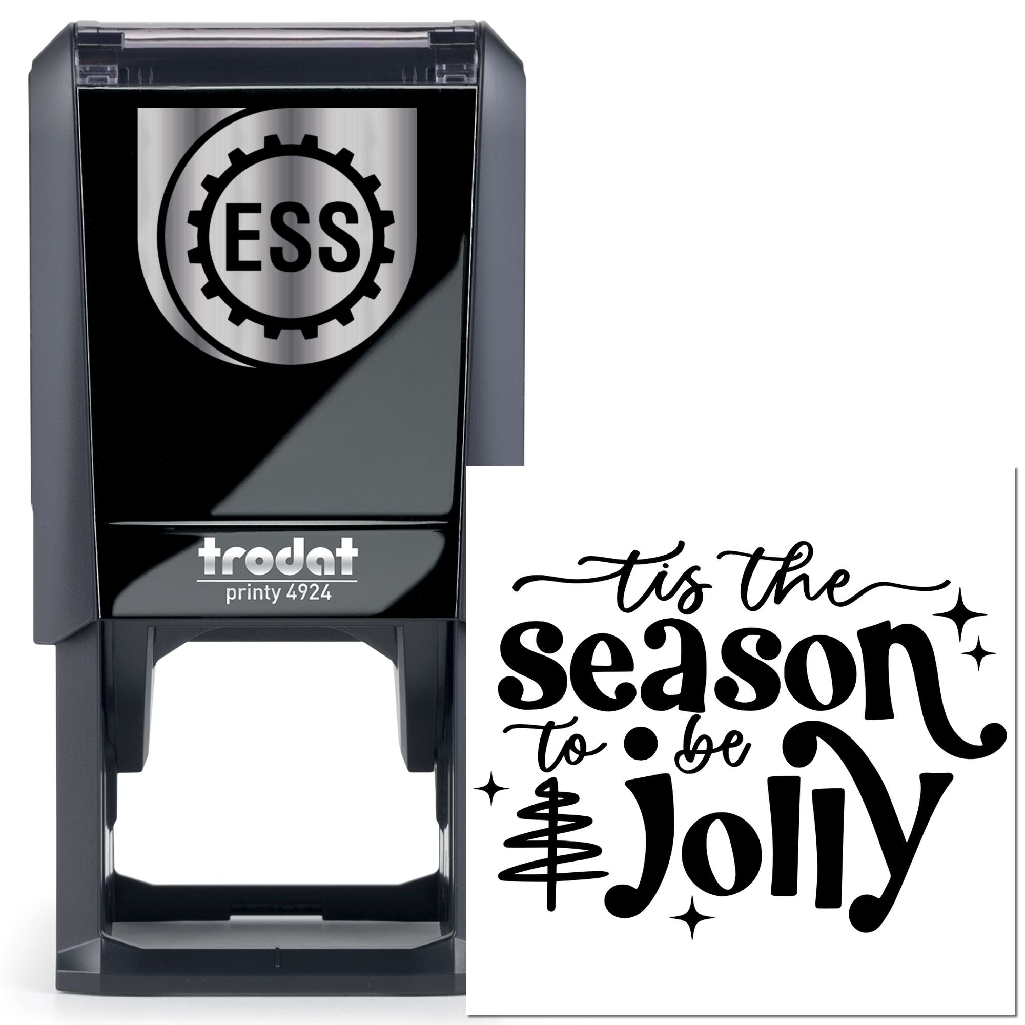 Self-Inking Holiday Spirit Scrapbook Stamp