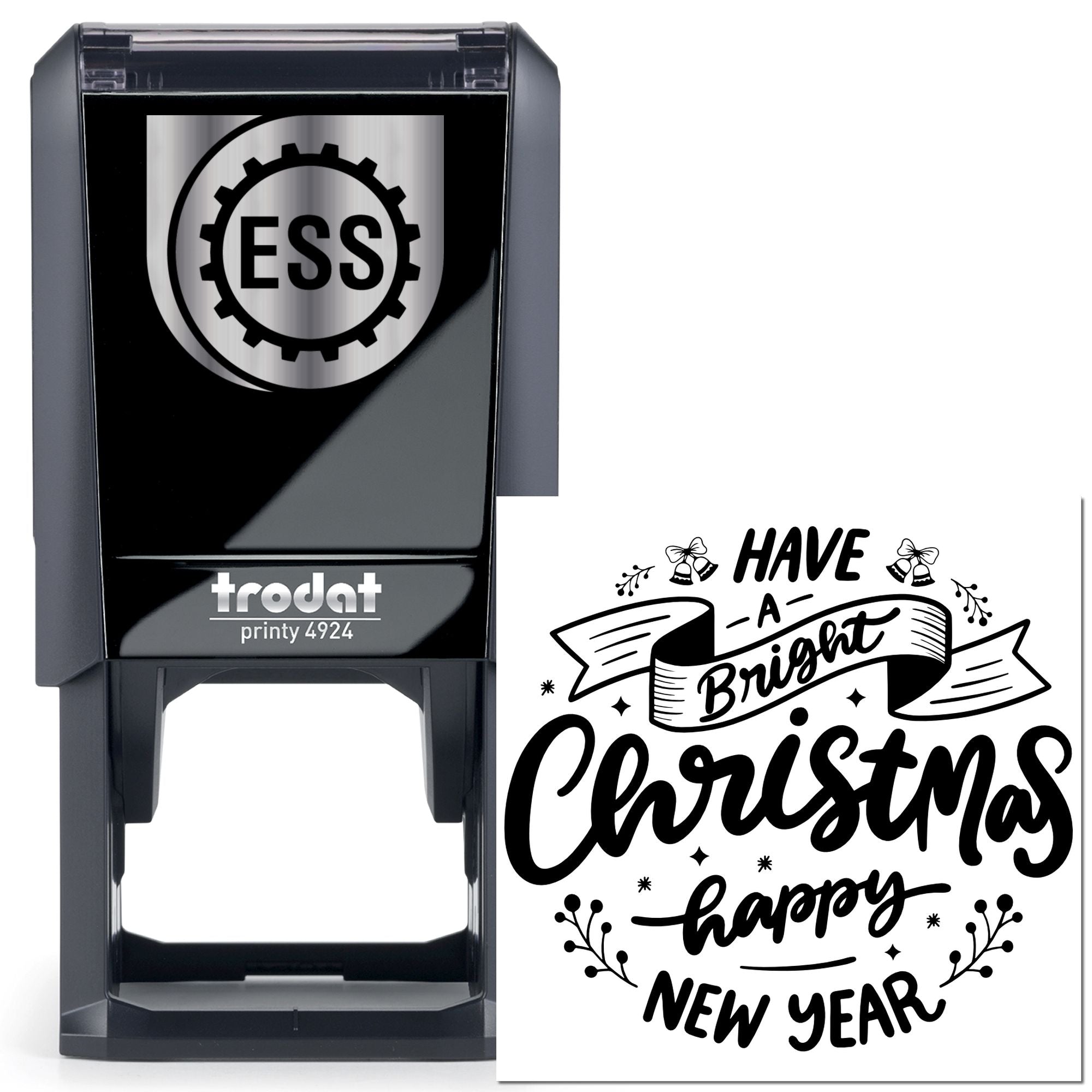 Self-Inking Bright Christmas Cardmaking Stamp