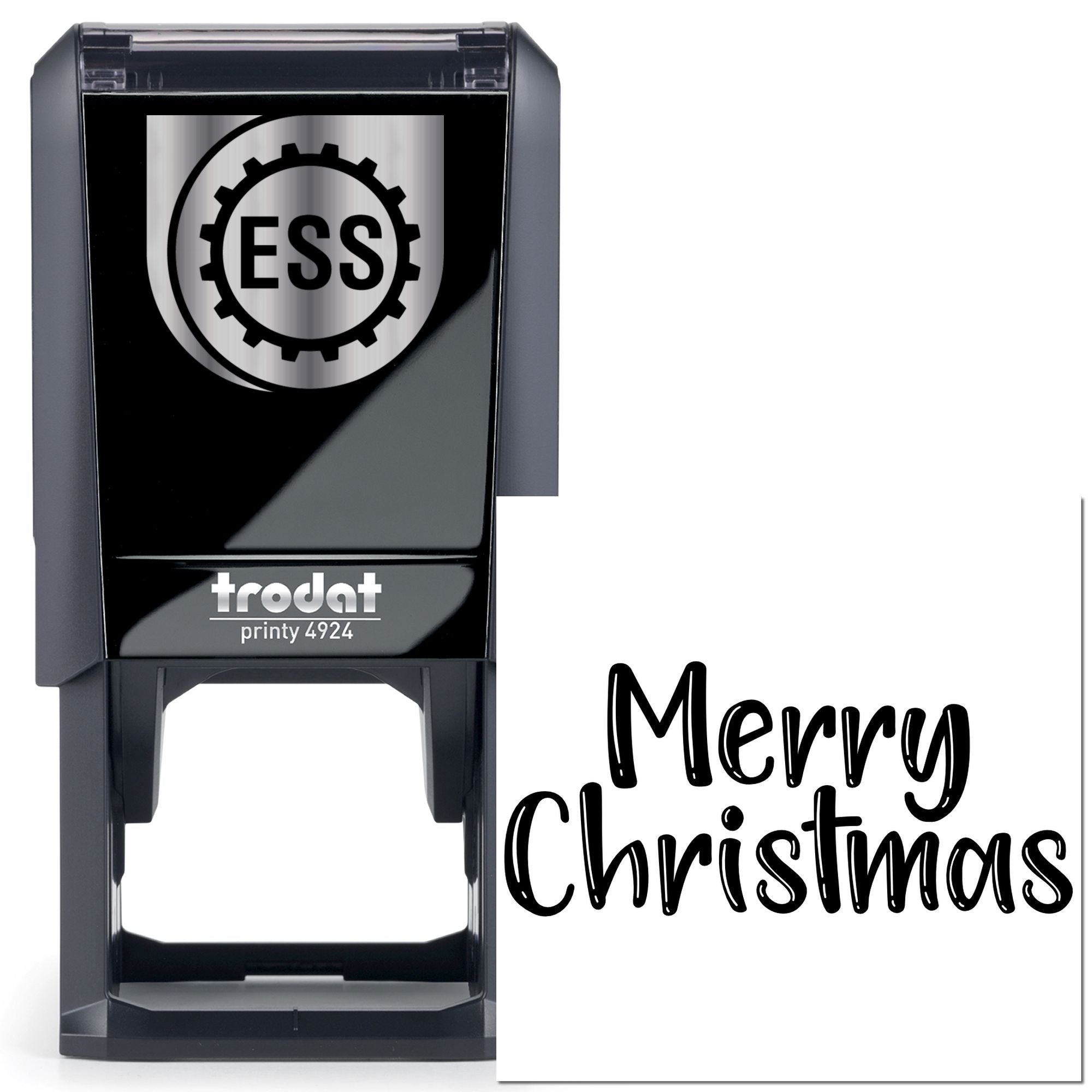 Self-Inking Merry Christmas Journaling Stamp