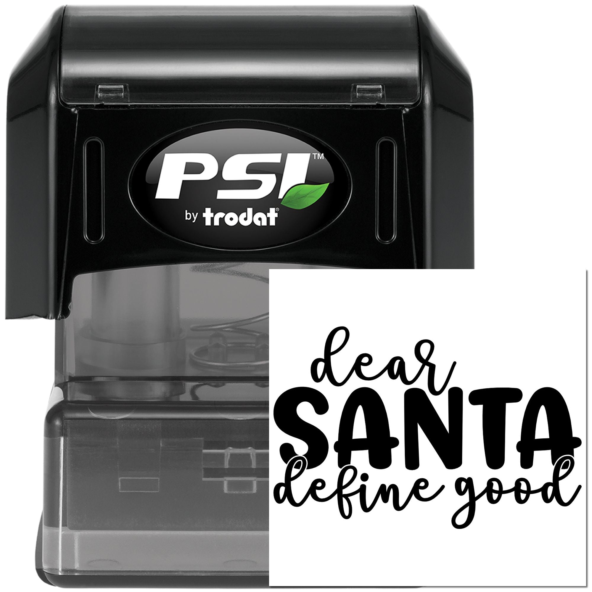 Pre-Inked Dear Santa Good Journaling Stamp