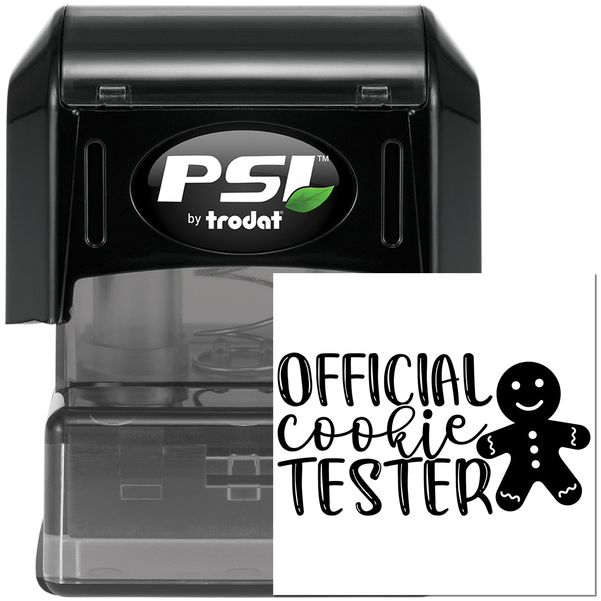 Pre-Inked Official Cookie Tester Scrapbook Stamp