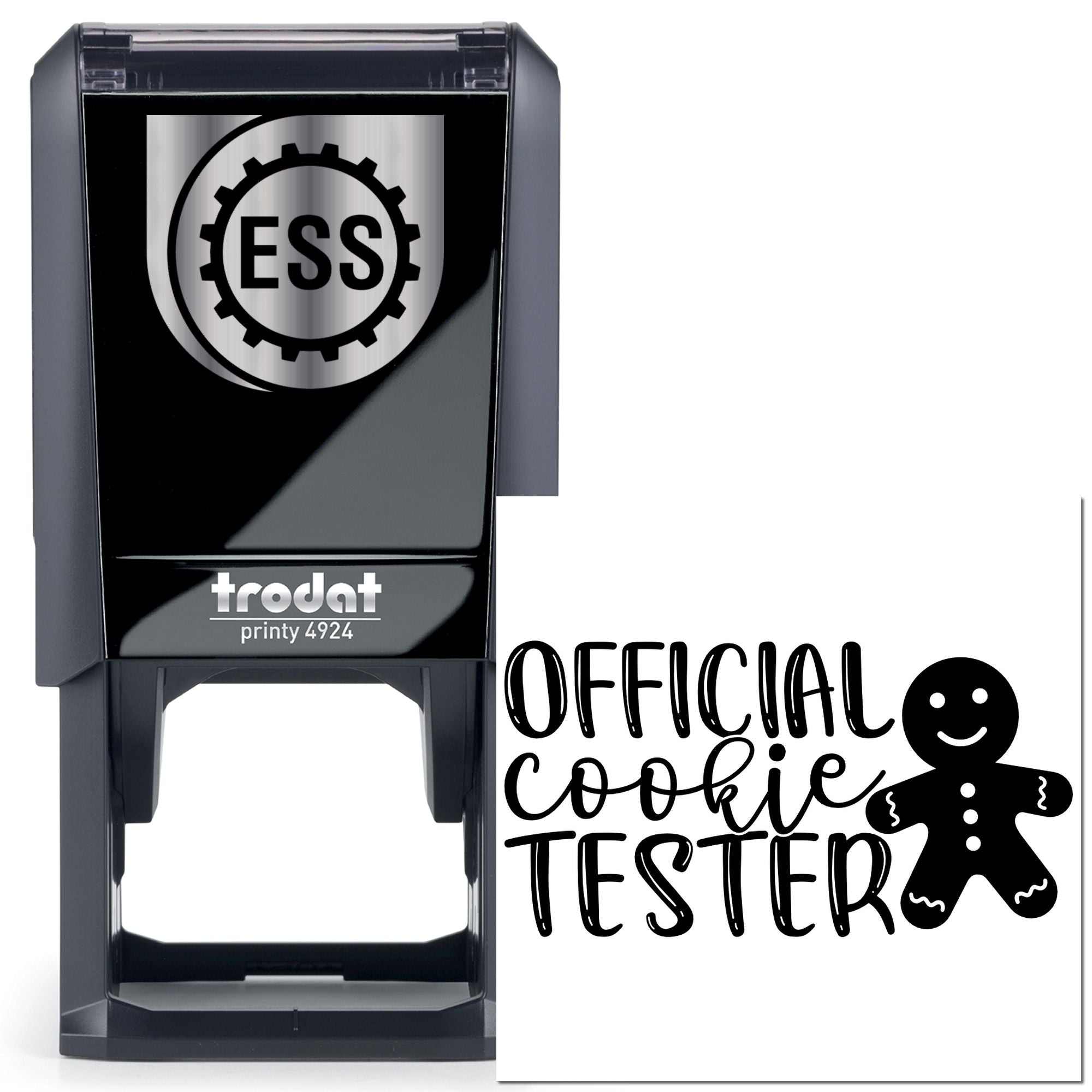 Self-Inking Cookie Tester Crafting Stamp