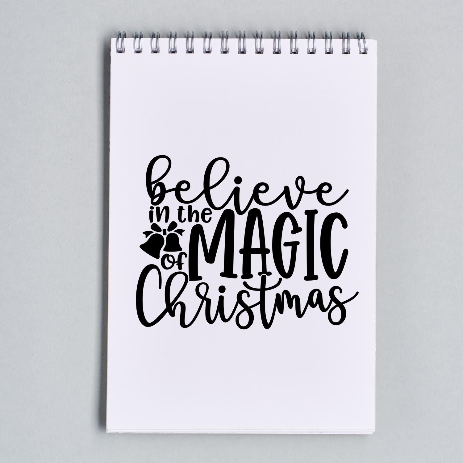 Pre-Inked Believe In Magic Card Stamp