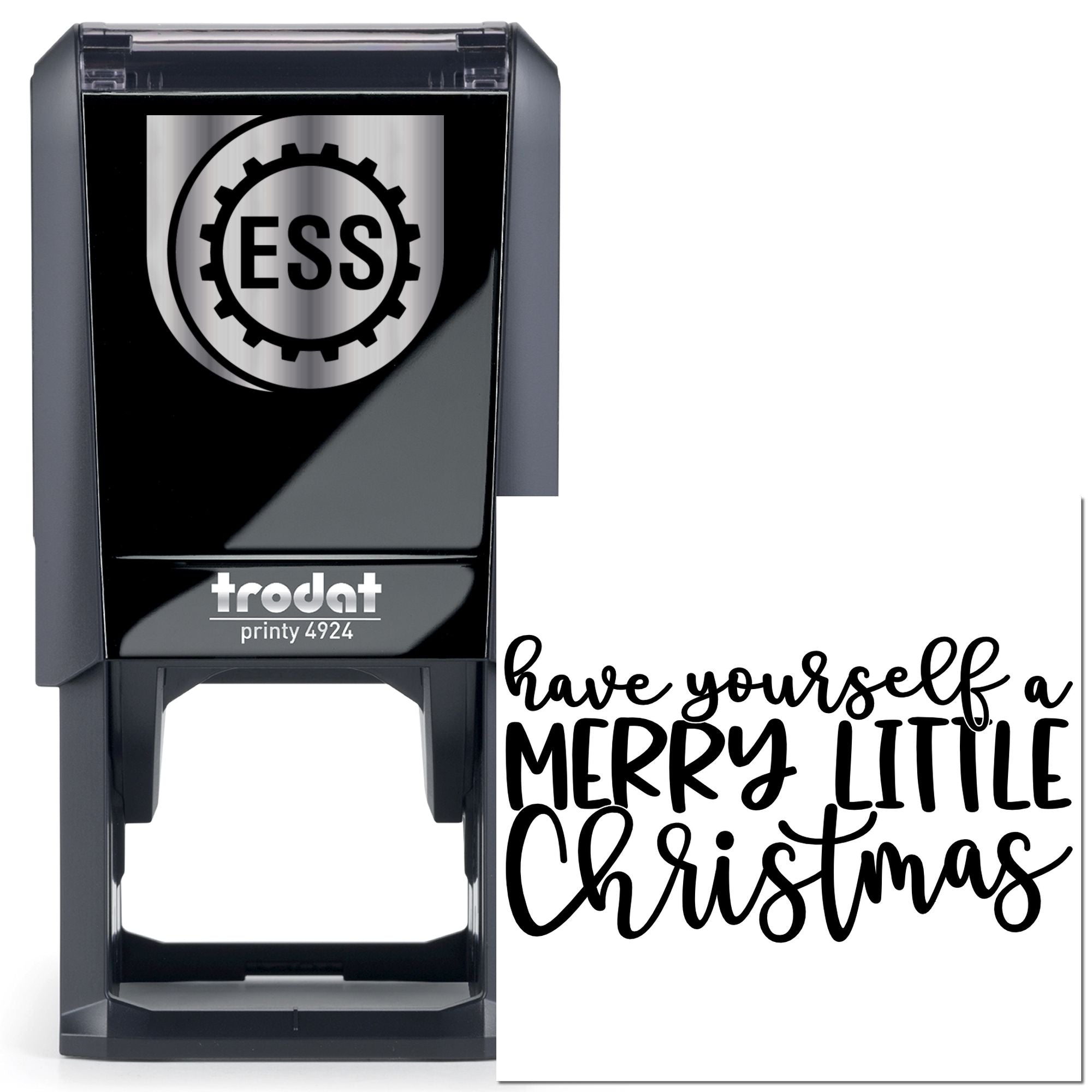 Self-Inking Merry Christmas Handcraft Stamp