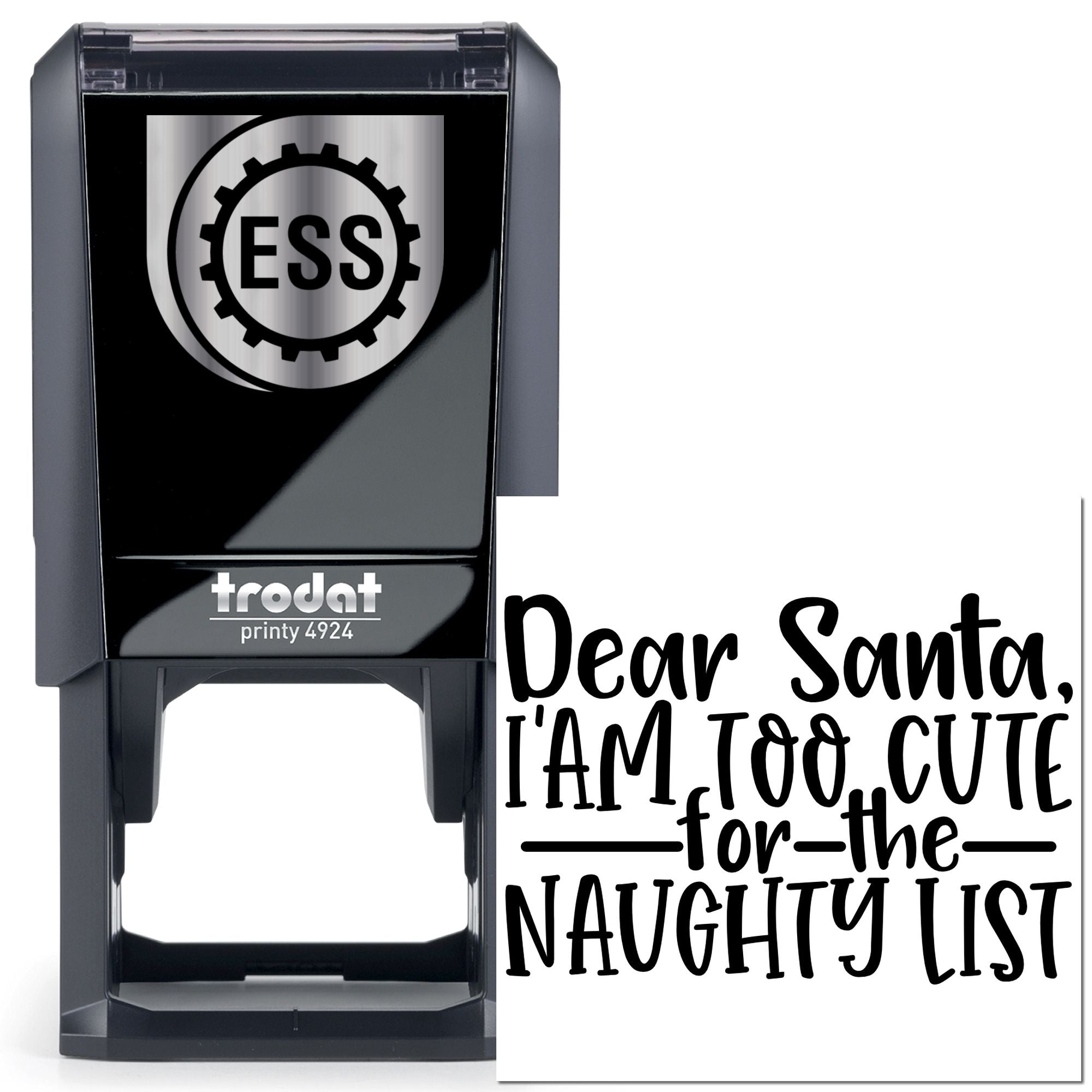 Self-Inking Too Cute Papercraft Stamp