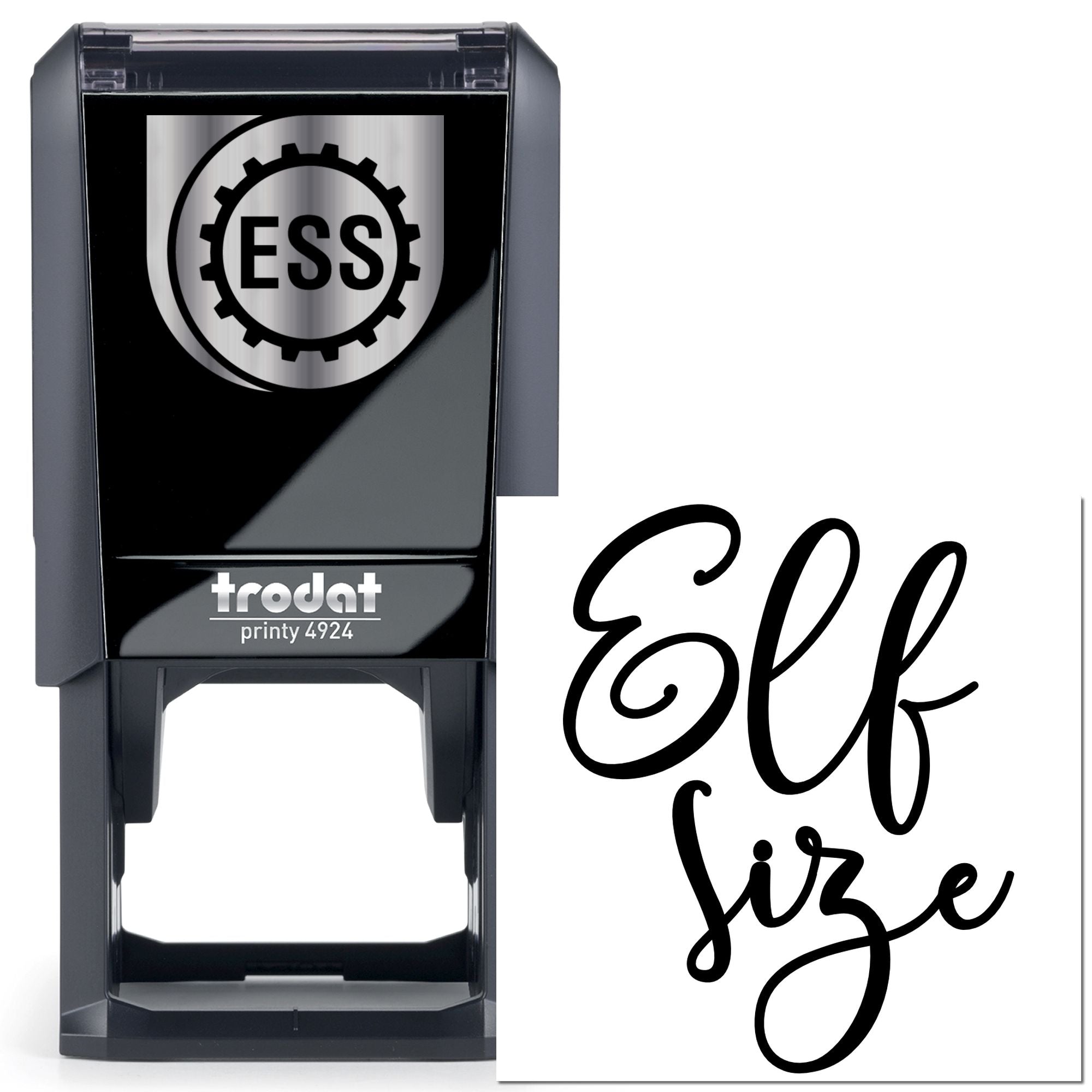 Self-Inking Elf Size Favor Tag Stamp