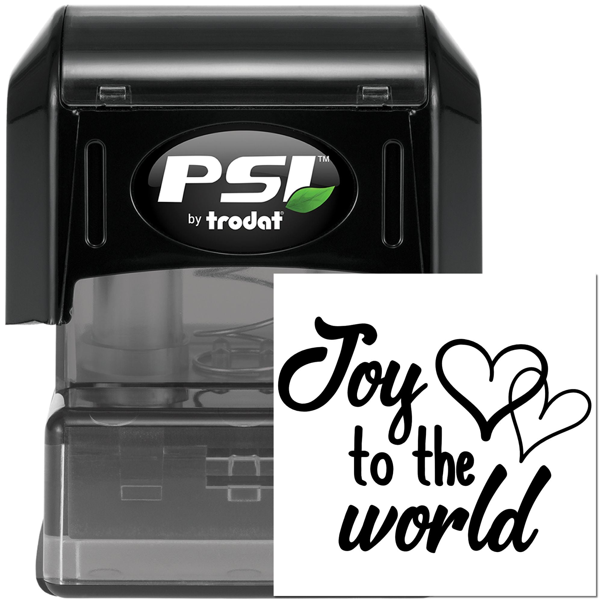 Pre-Inked Joy To World Scrapbook Stamp