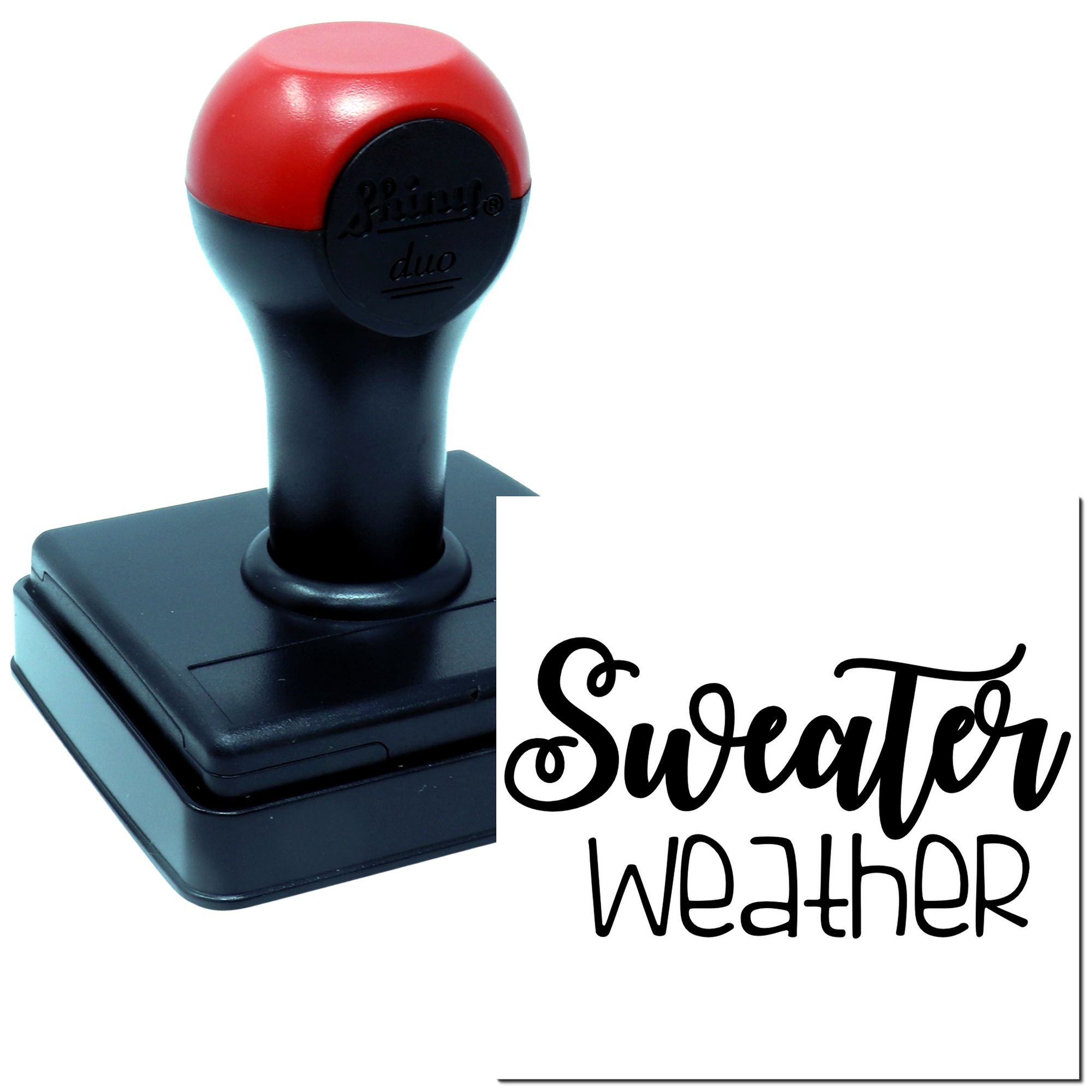 Duo Cozy Crisp Autumn Sweater Weather Hand Stamp