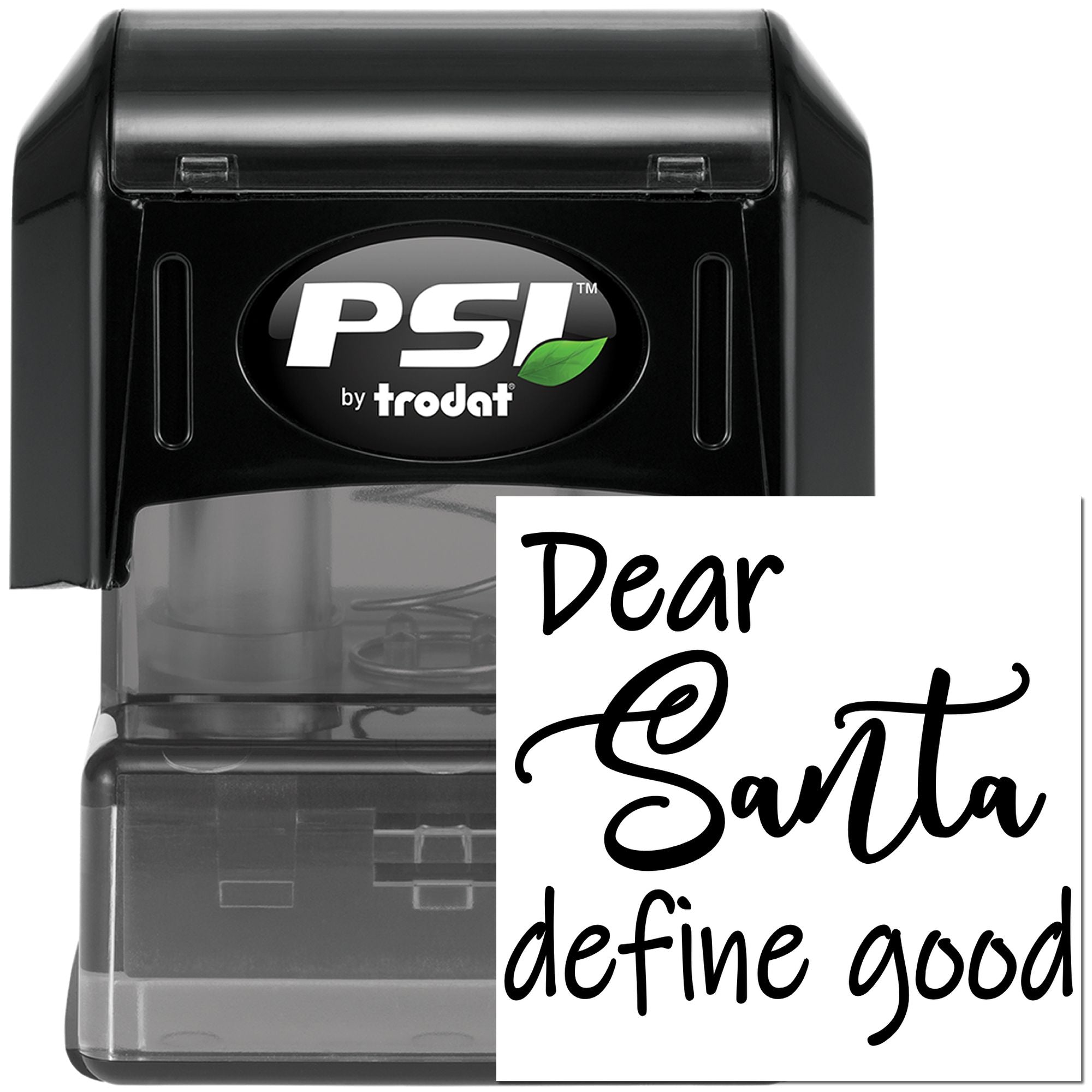 Pre-Inked Santa Define Good Paper Craft Stamp