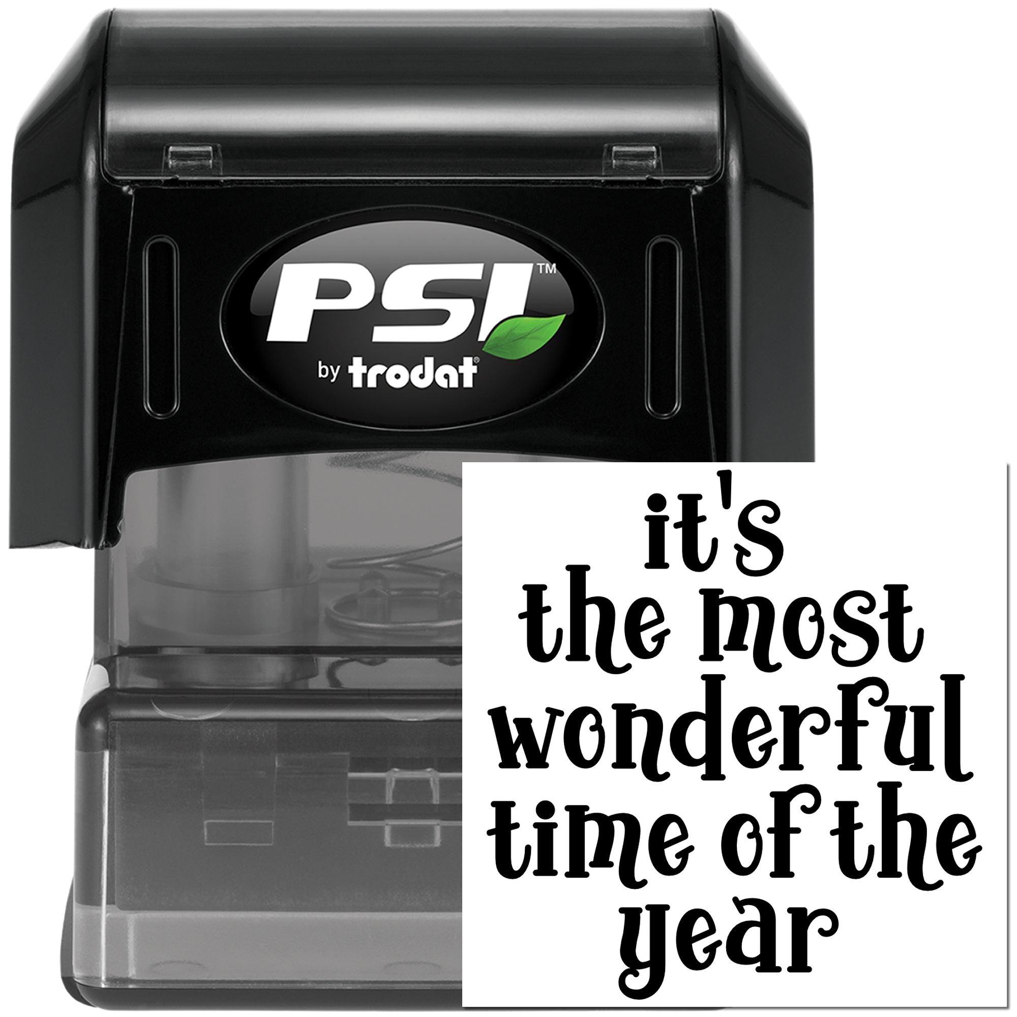 Pre-Inked Christmas Song Lyrics Greeting Card Stamp