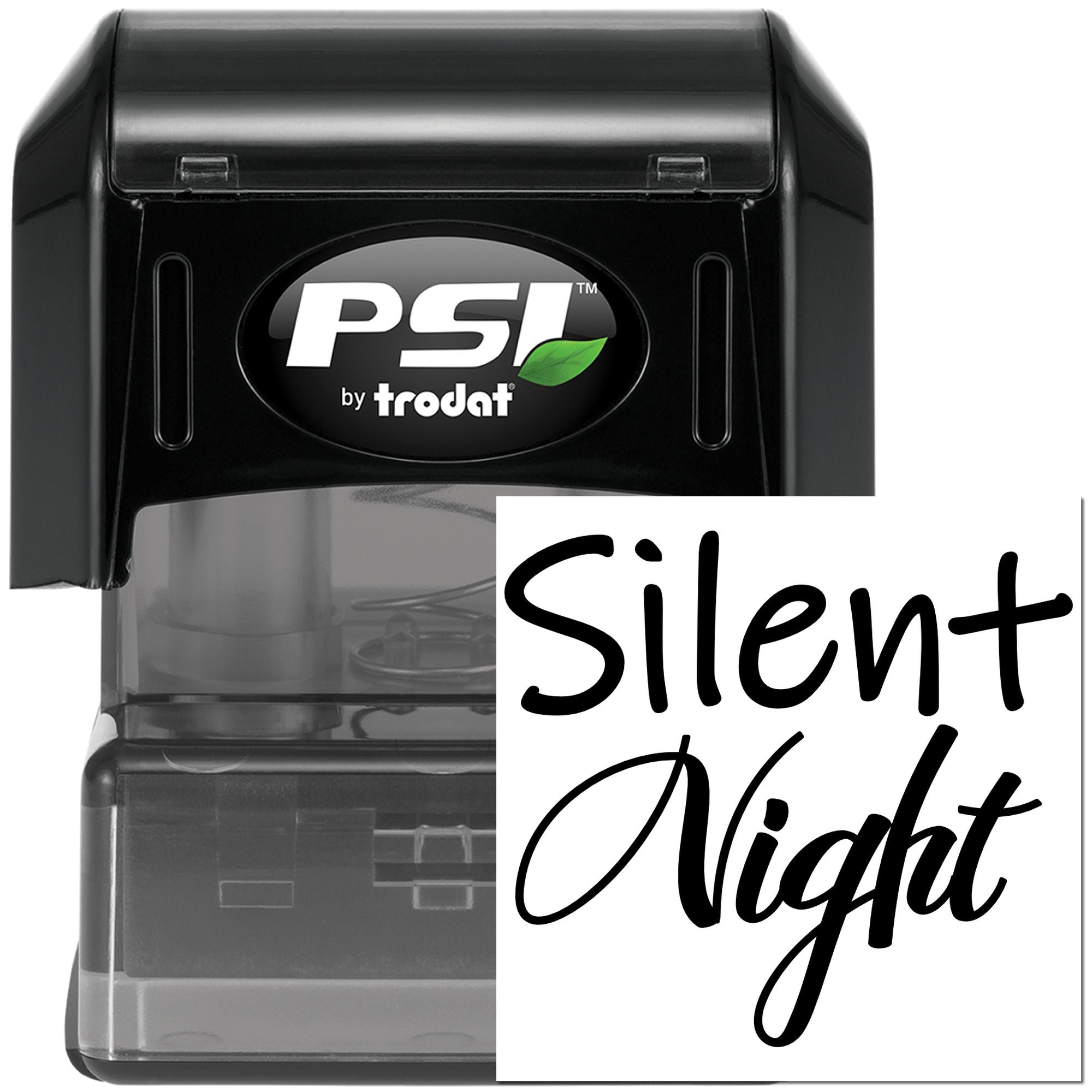 Pre-Inked Quiet Winter Night Scrapbook Stamp