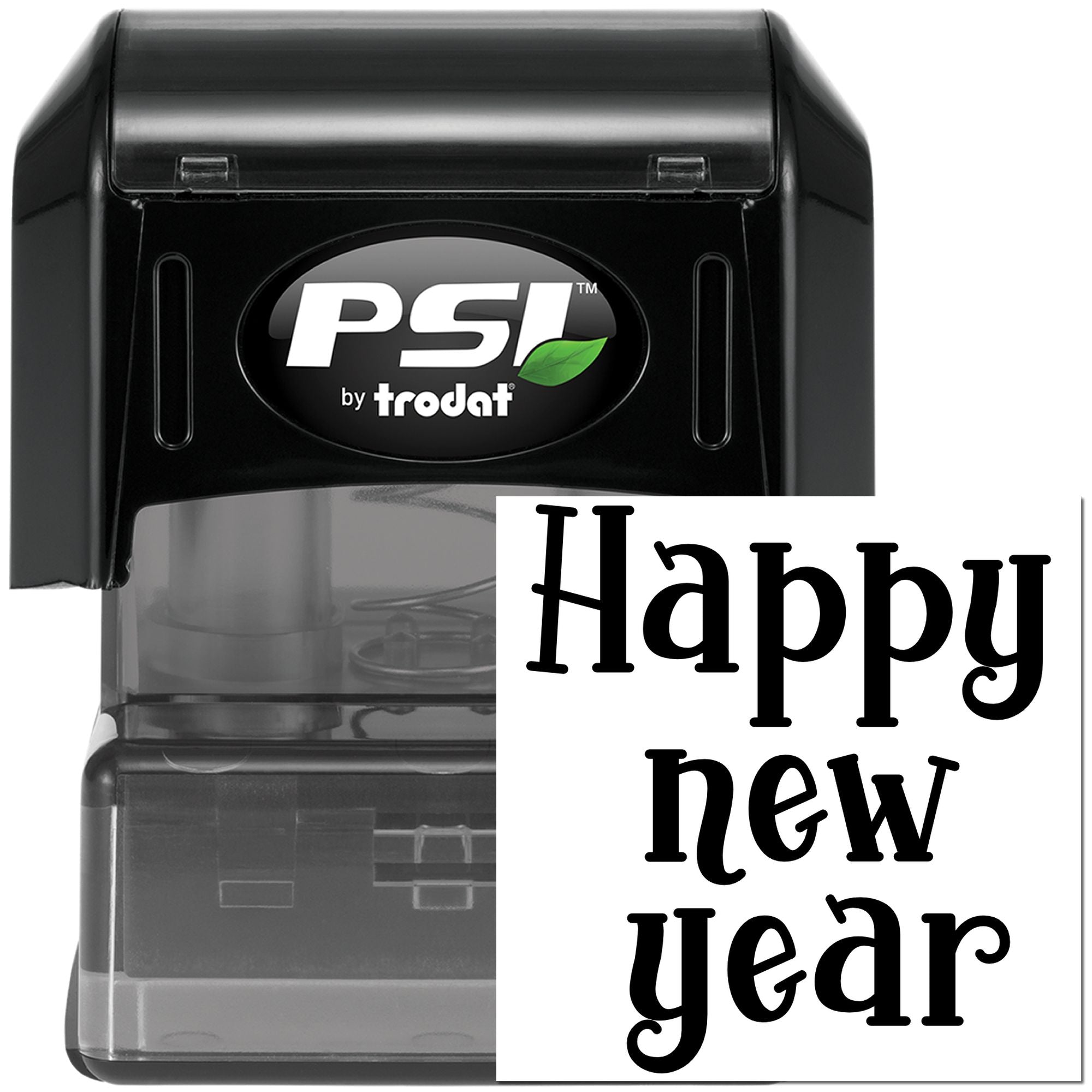 Pre-Inked Happy New Year Paper Goods Stamp