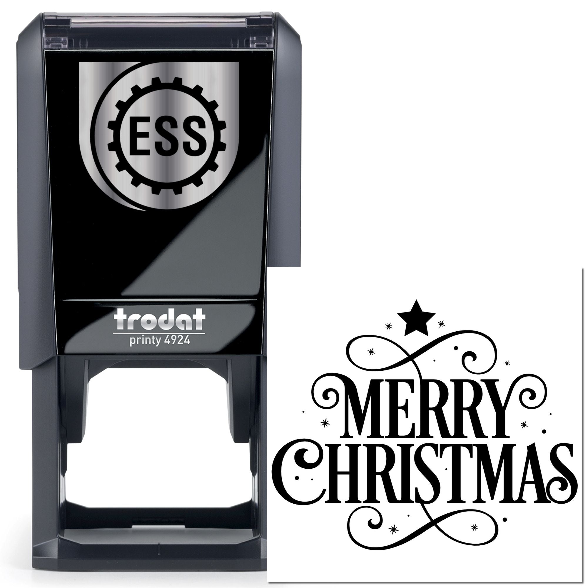 Self-Inking Merry Christmas Scrapbooking Stamp