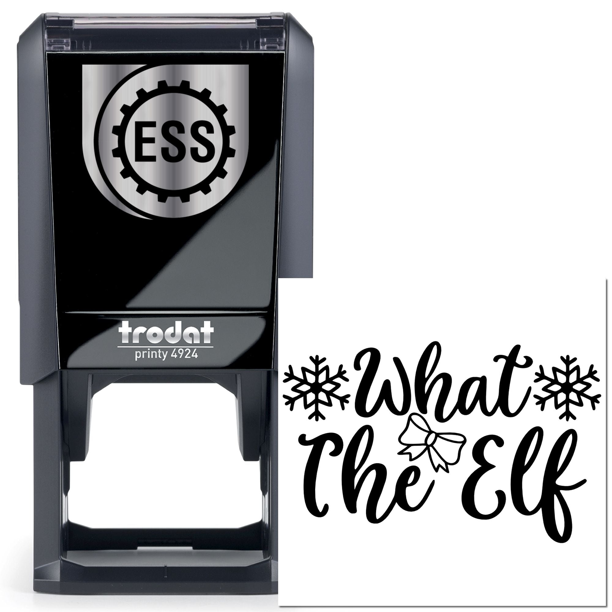 Self-Inking What Elf Card Making Stamp