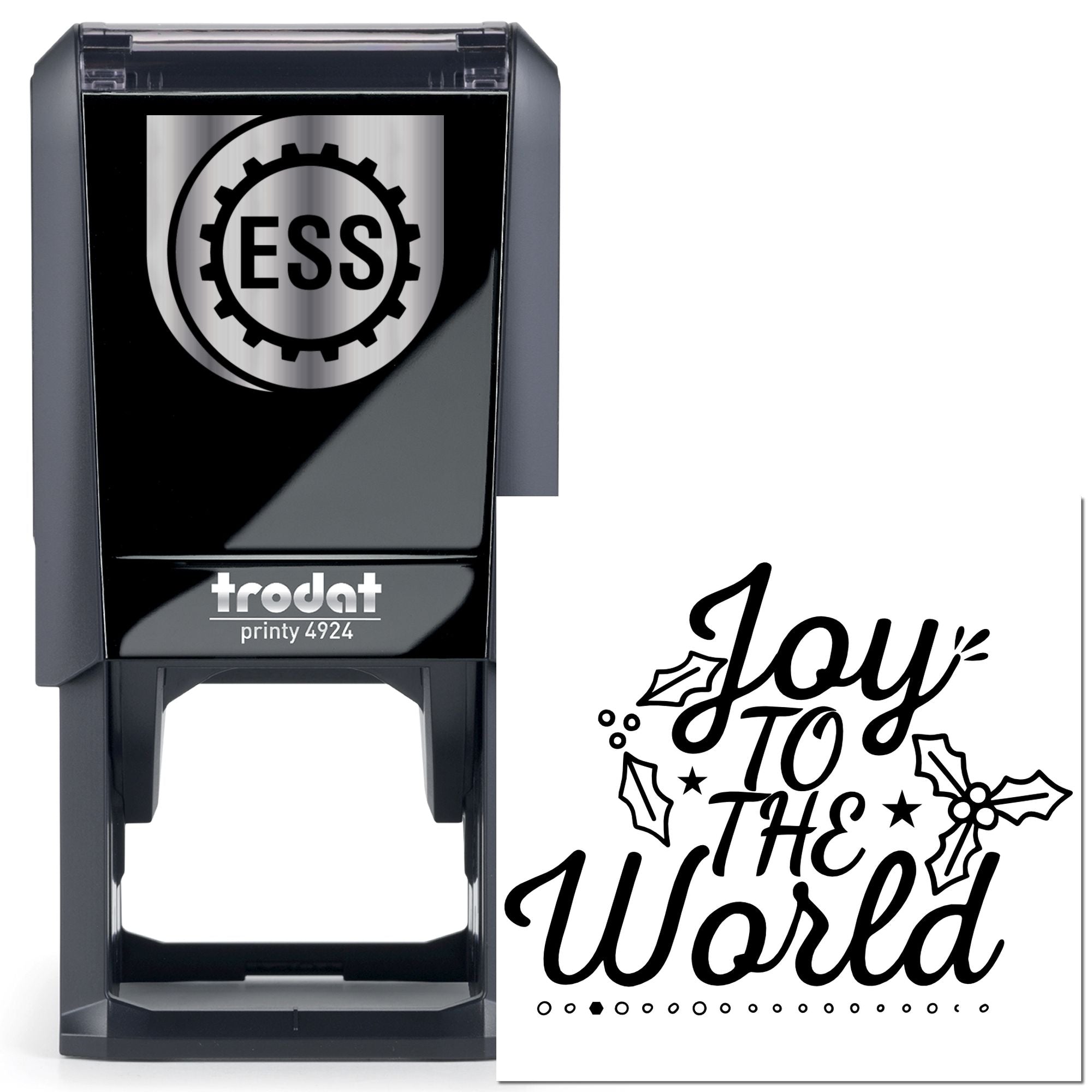 Self-Inking Christmas Joy Papercraft Stamp