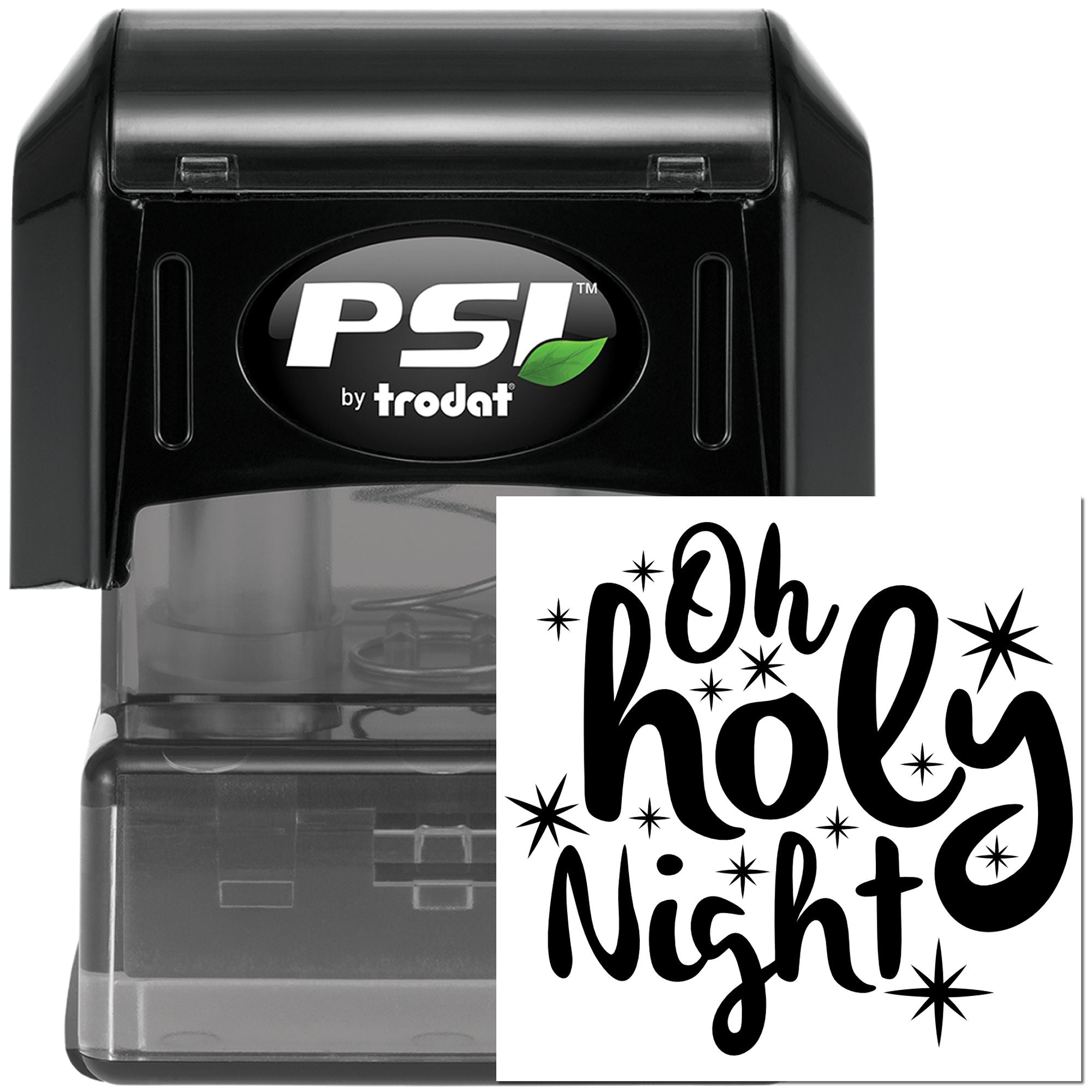 Pre-Inked O Holy Night Card Stamp