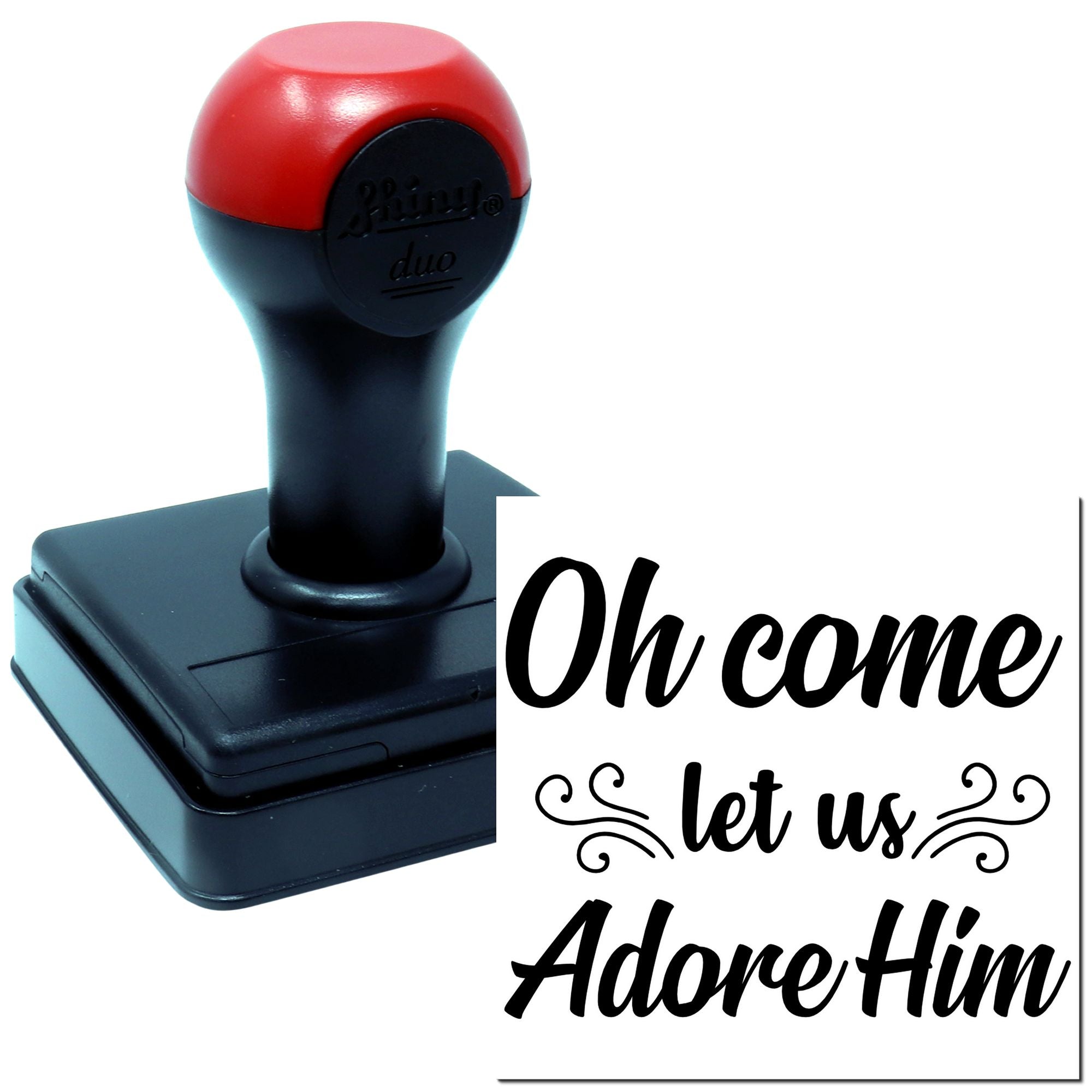 Duo Joyful Christmas Call To Worship Hand Stamp