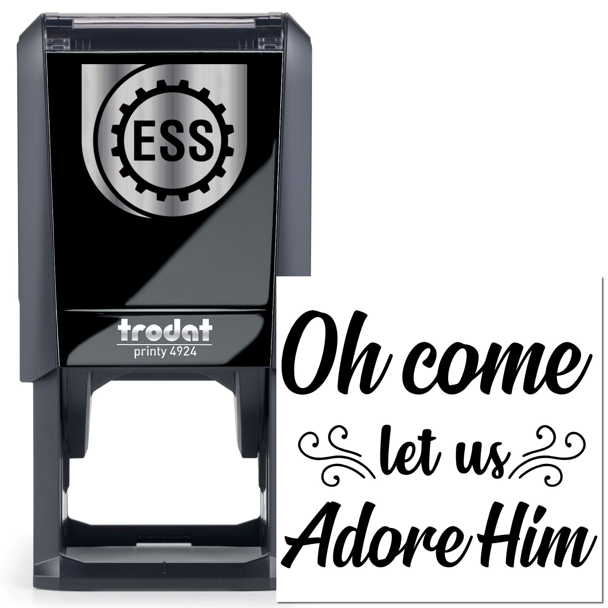 Self-Inking Christmas Carol Scrapbooking Stamp