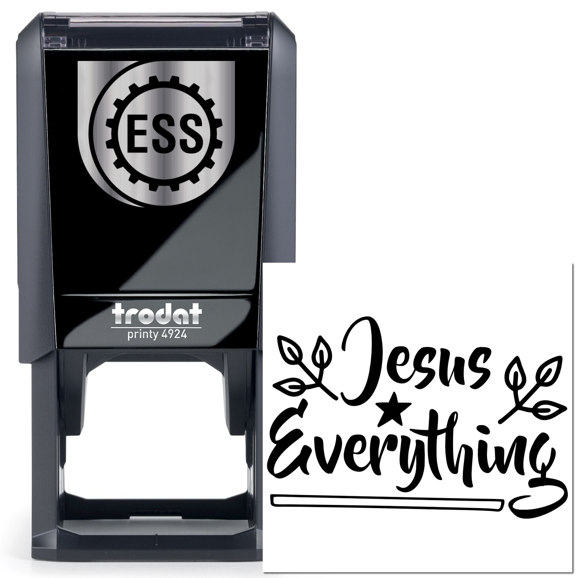 Self-Inking Jesus Everything Paper Craft Stamp
