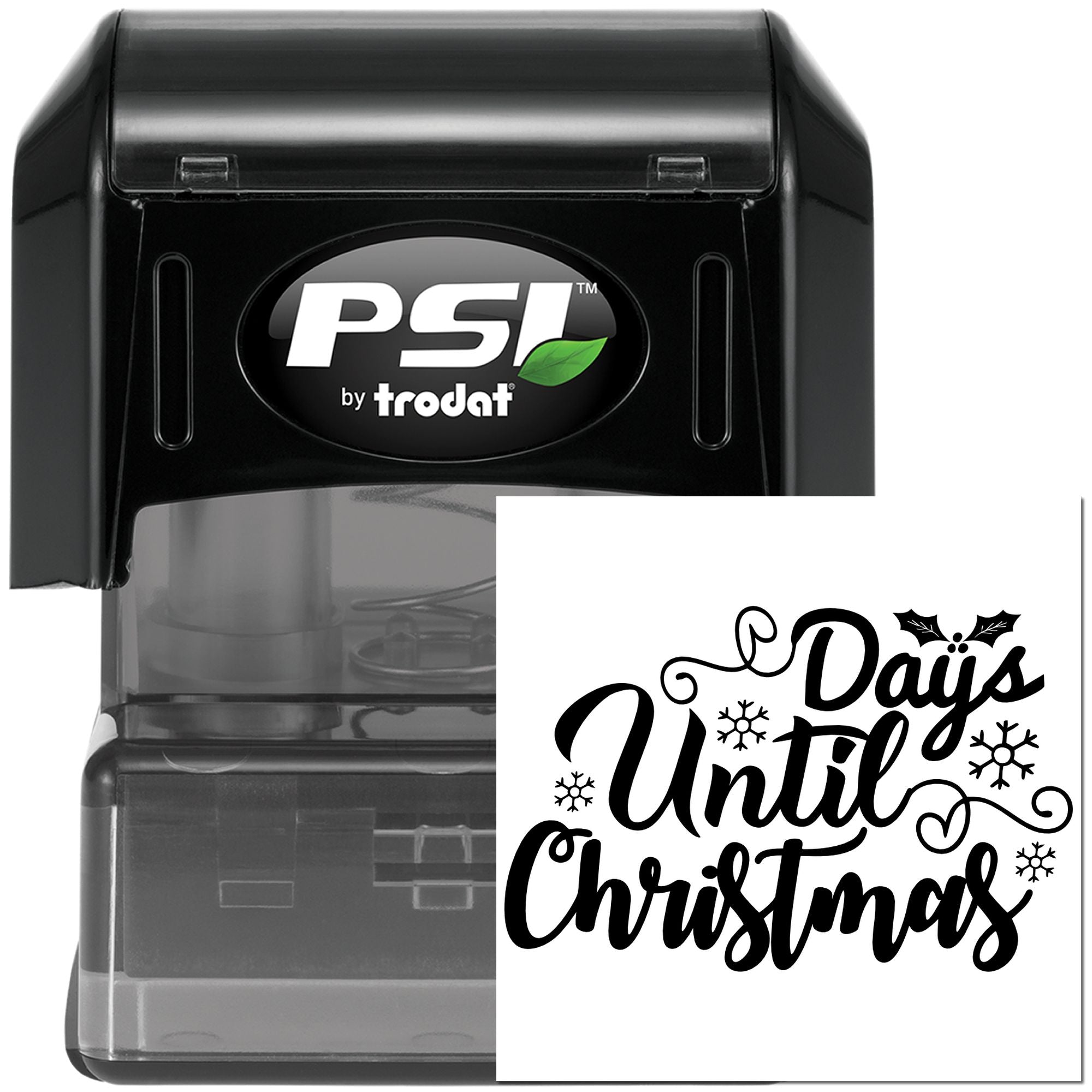 Pre-Inked Days Until Christmas Papercraft Stamp