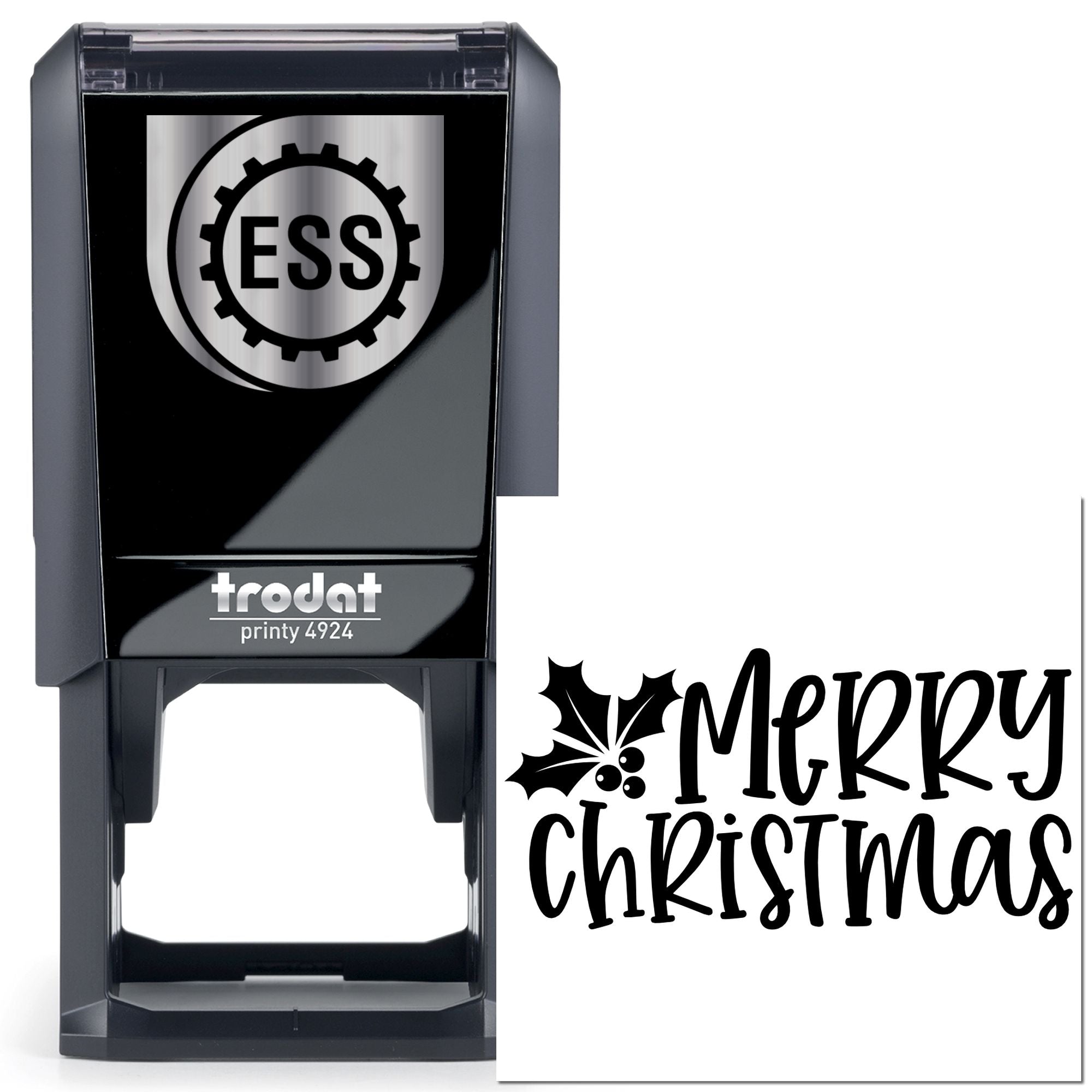 Self-Inking Merry Christmas Paper Goods Stamp