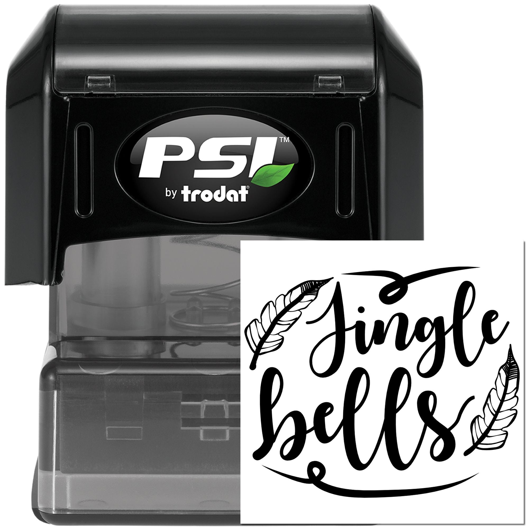 Pre-Inked Jingle Bells Design Postcard Stamp