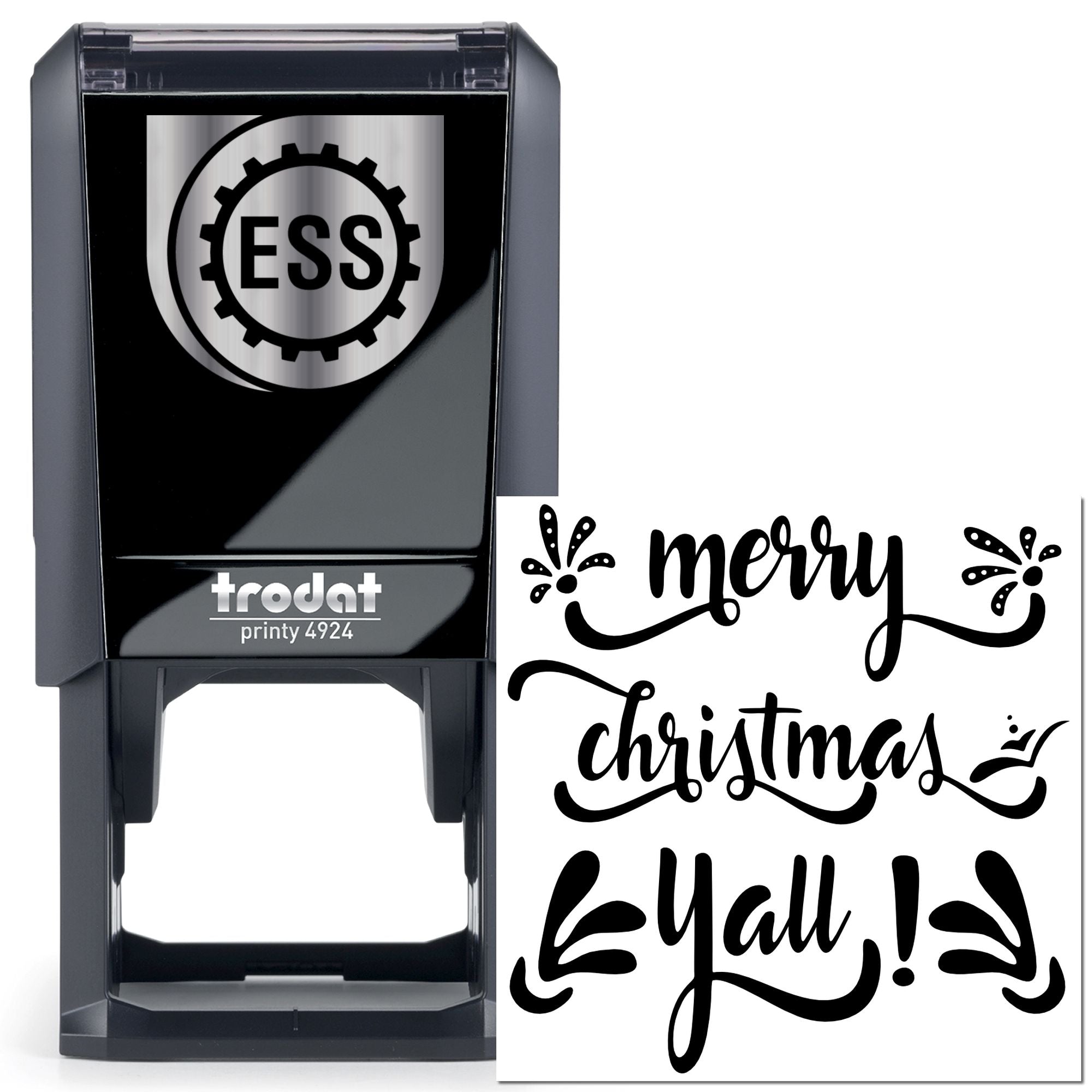 Self-Inking Merry Christmas Party Favor Stamp