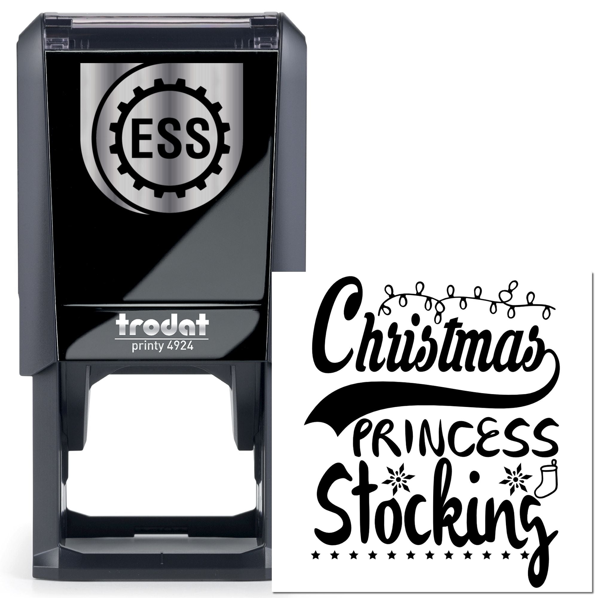 Self-Inking Christmas Stocking Card Stamp