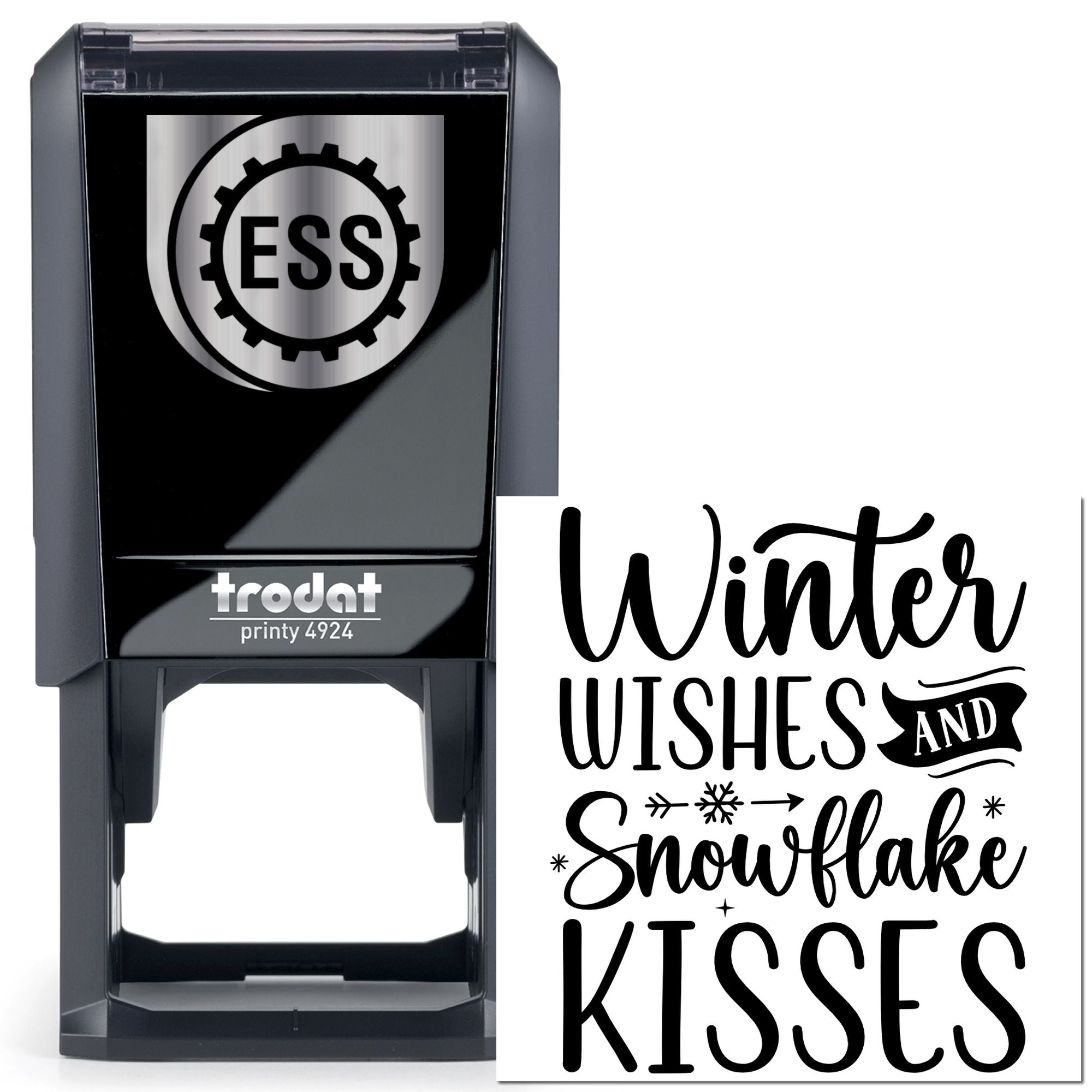 Self-Inking Winter Kisses Card Making Stamp