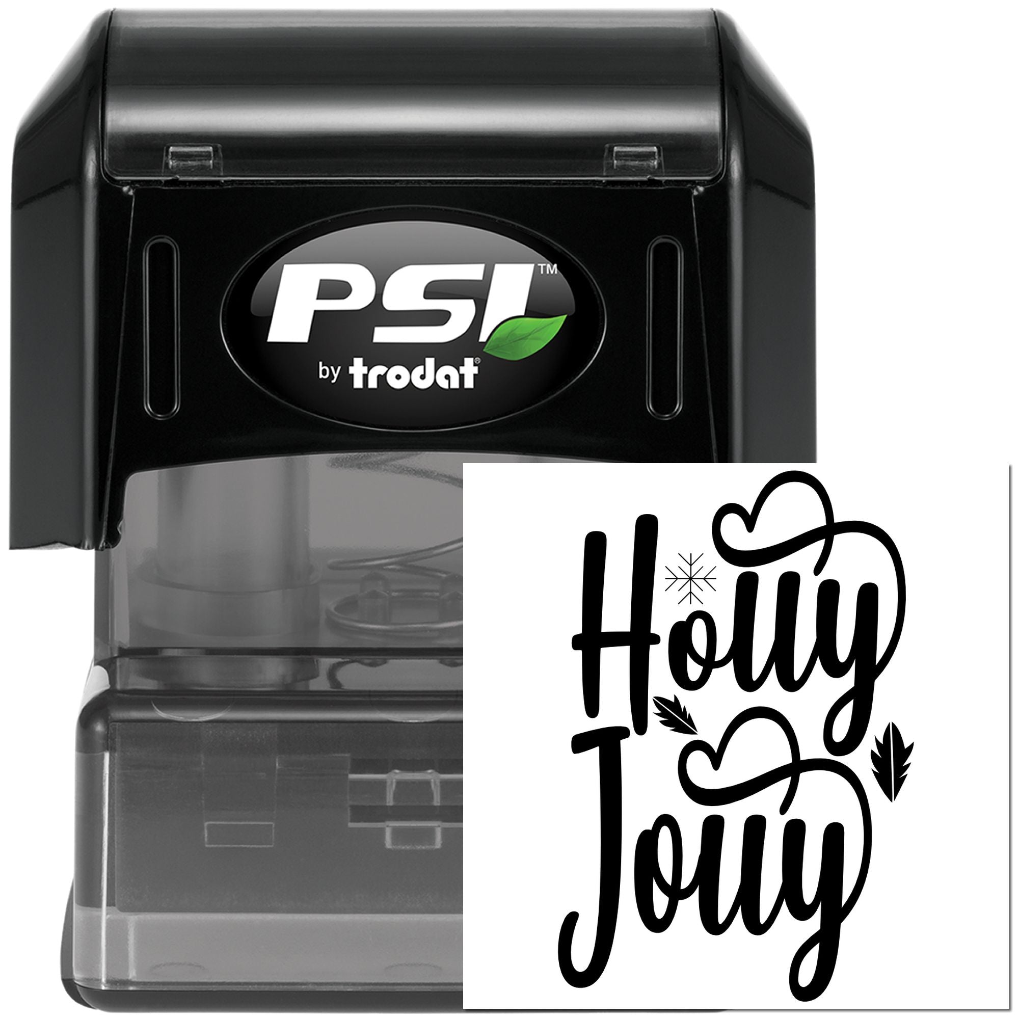 Pre-Inked Holy Joy Art Handcraft Stamp