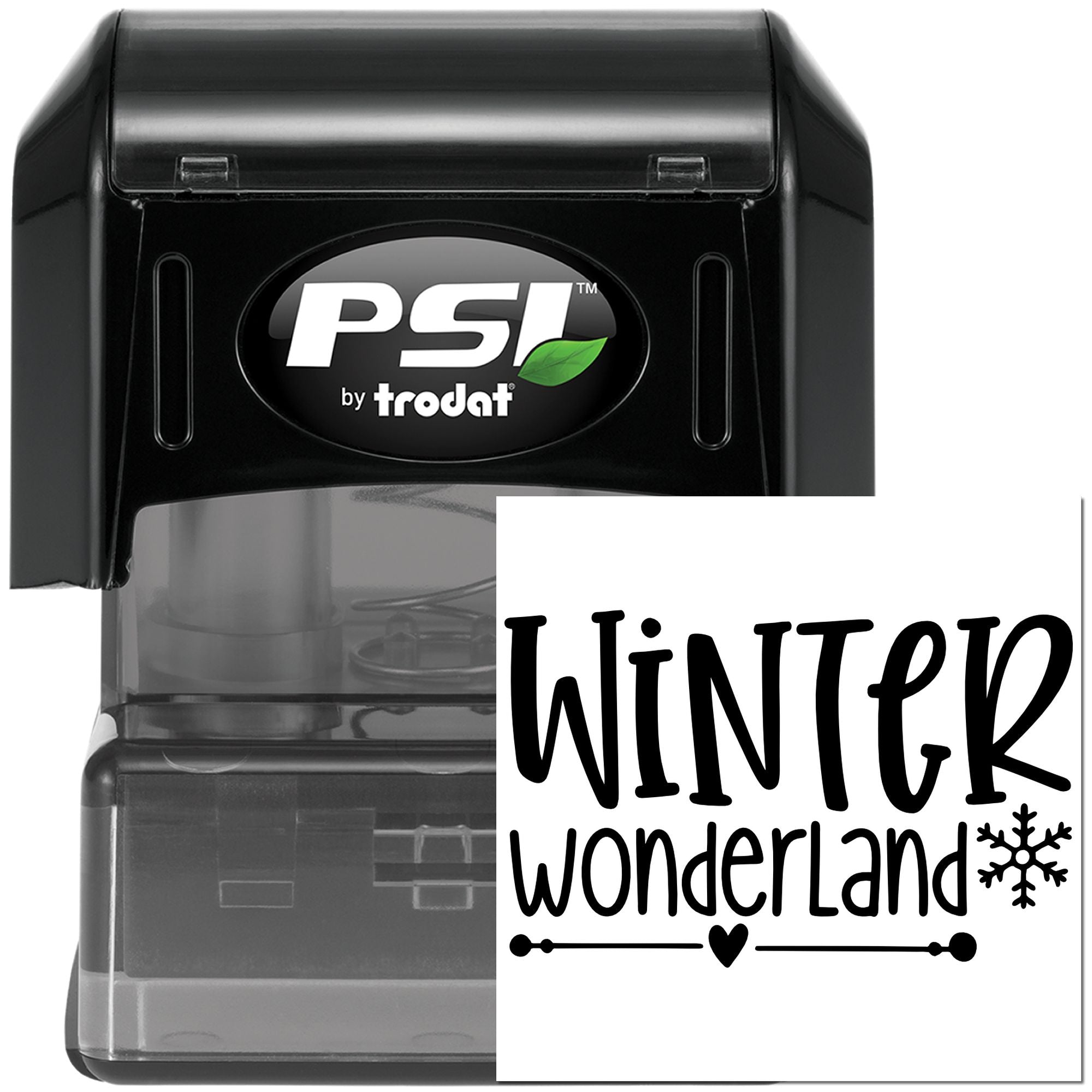 Pre-Inked Winter Wonderland Snowflake Paper Craft Stamp