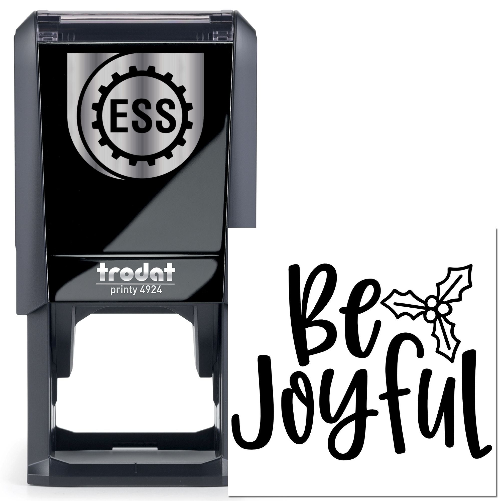 Self-Inking Be Joyful Place Card Stamp