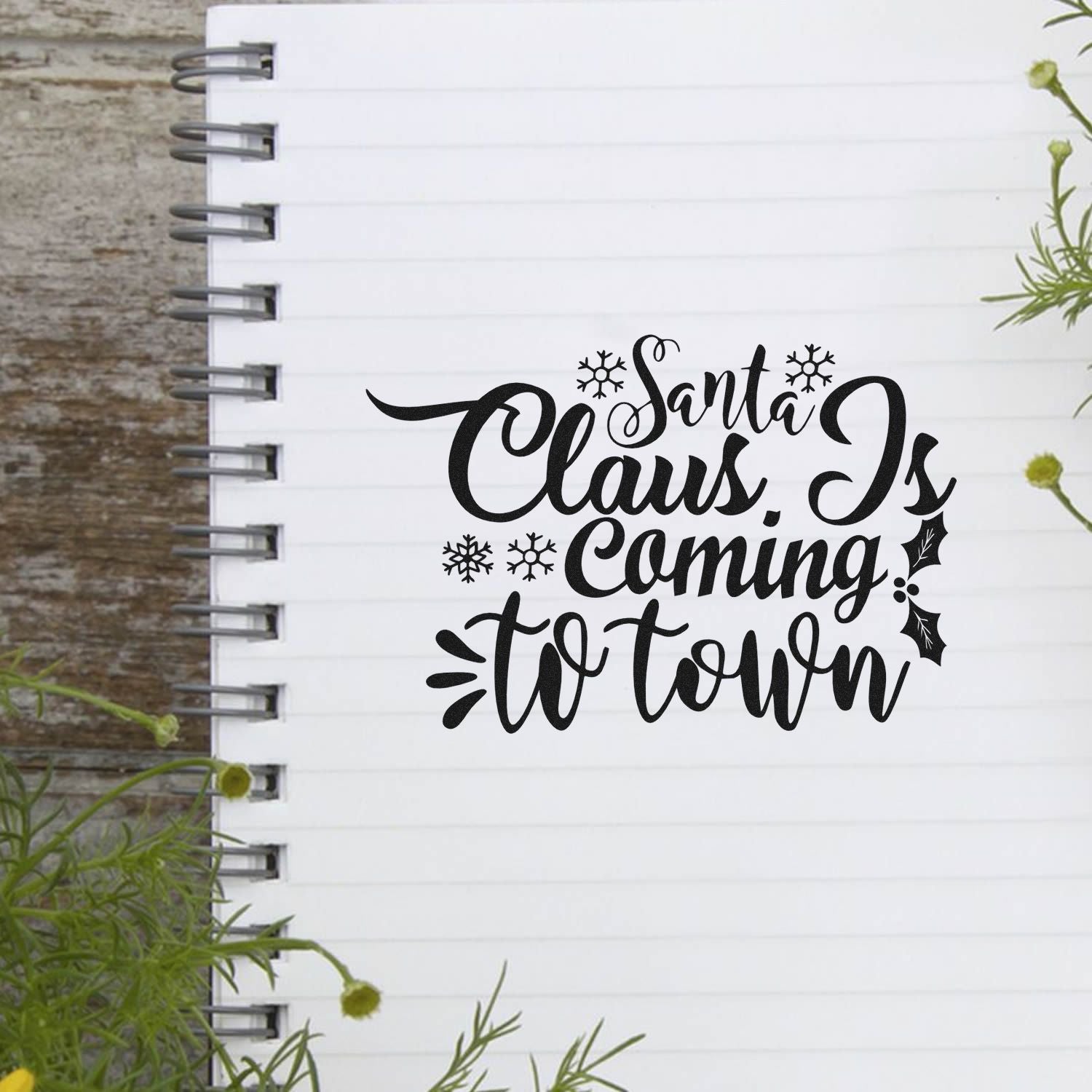 Self-Inking Santa Claus Scrapbooking Stamp