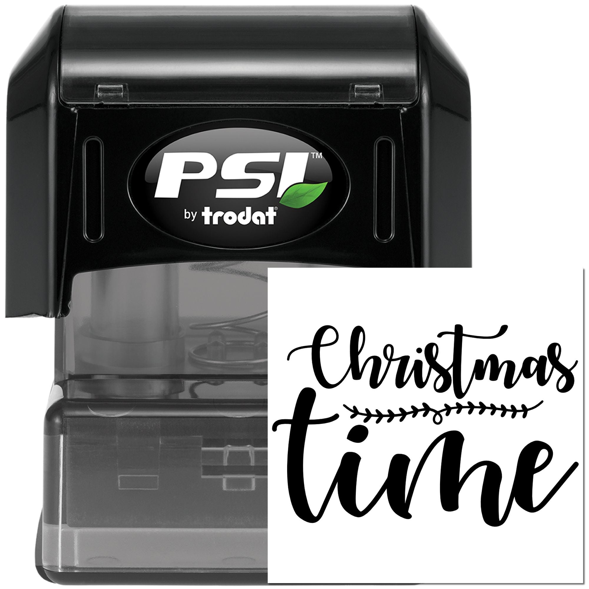 Pre-Inked Christmas Time Greeting Handcraft Stamp