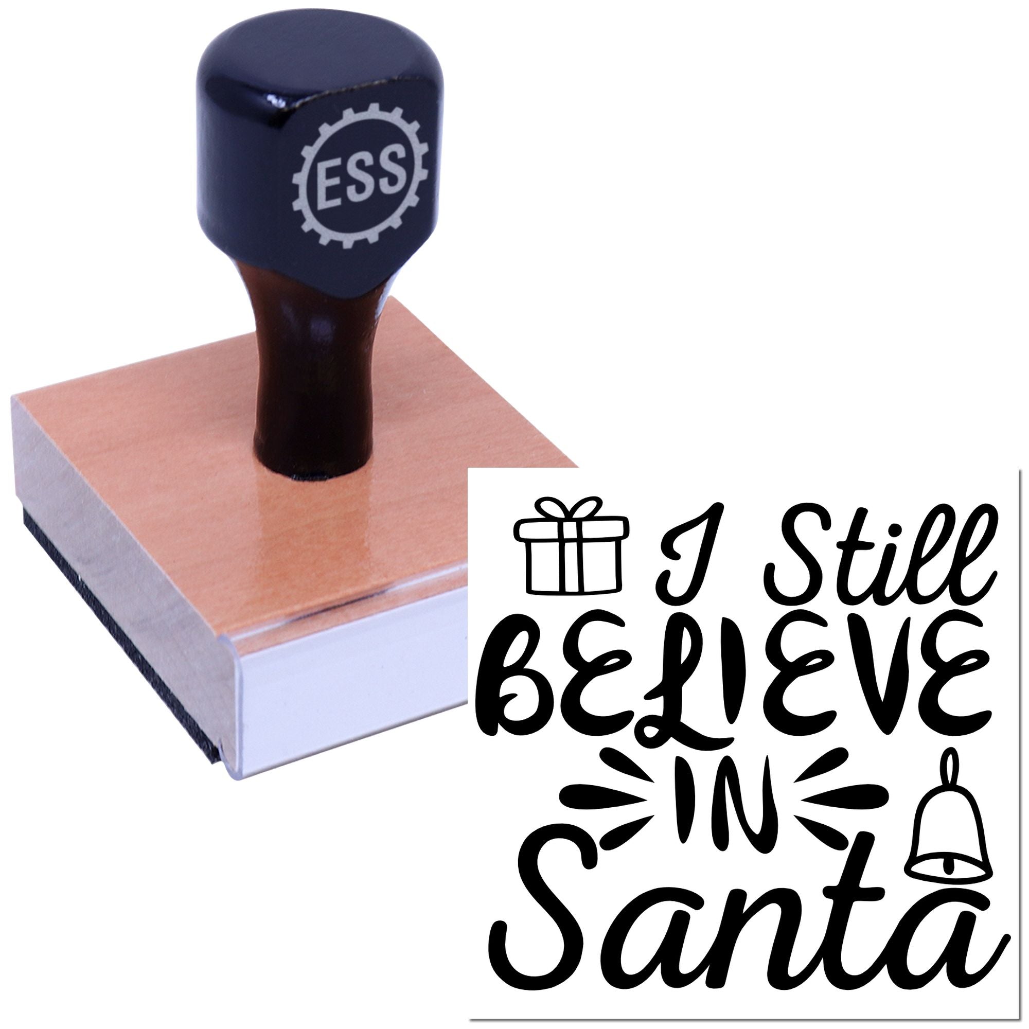 Holiday Belief Restored Tag Rubber Stamp