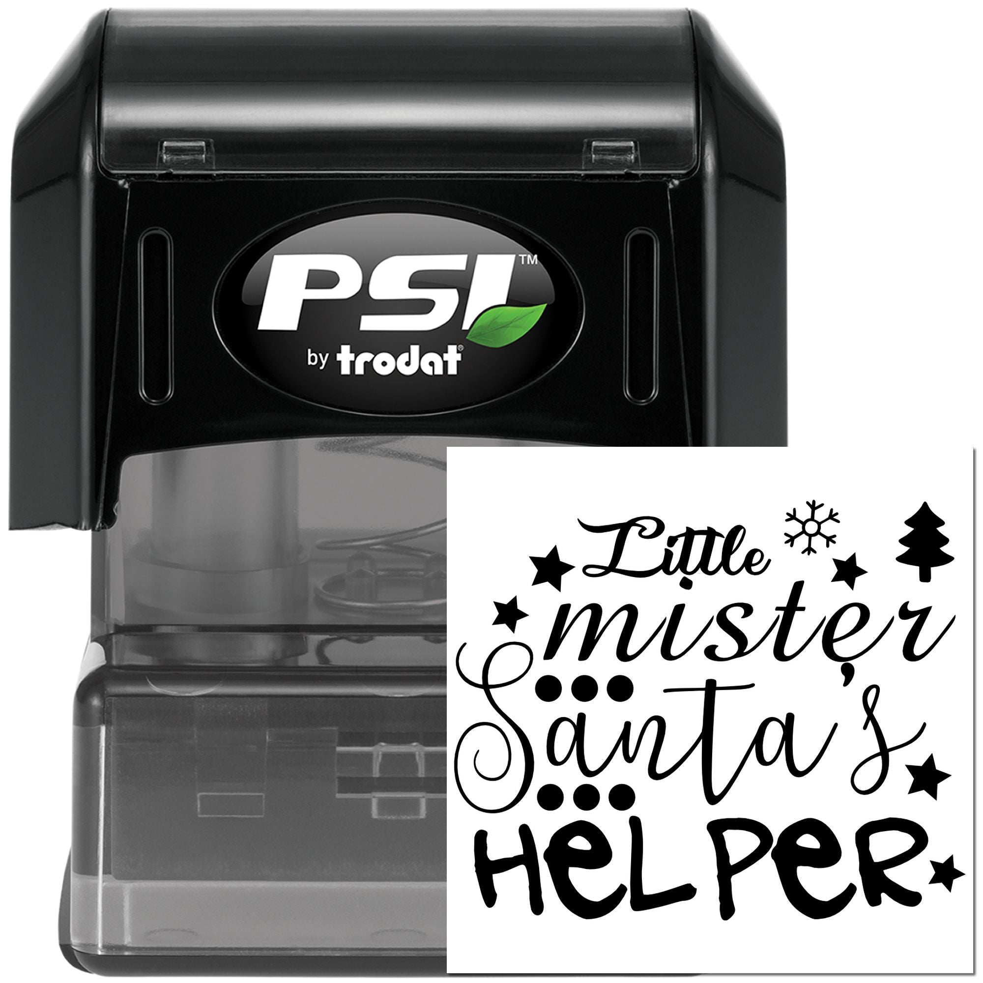 Pre-Inked Santa's Little Helper Postcard Stamp